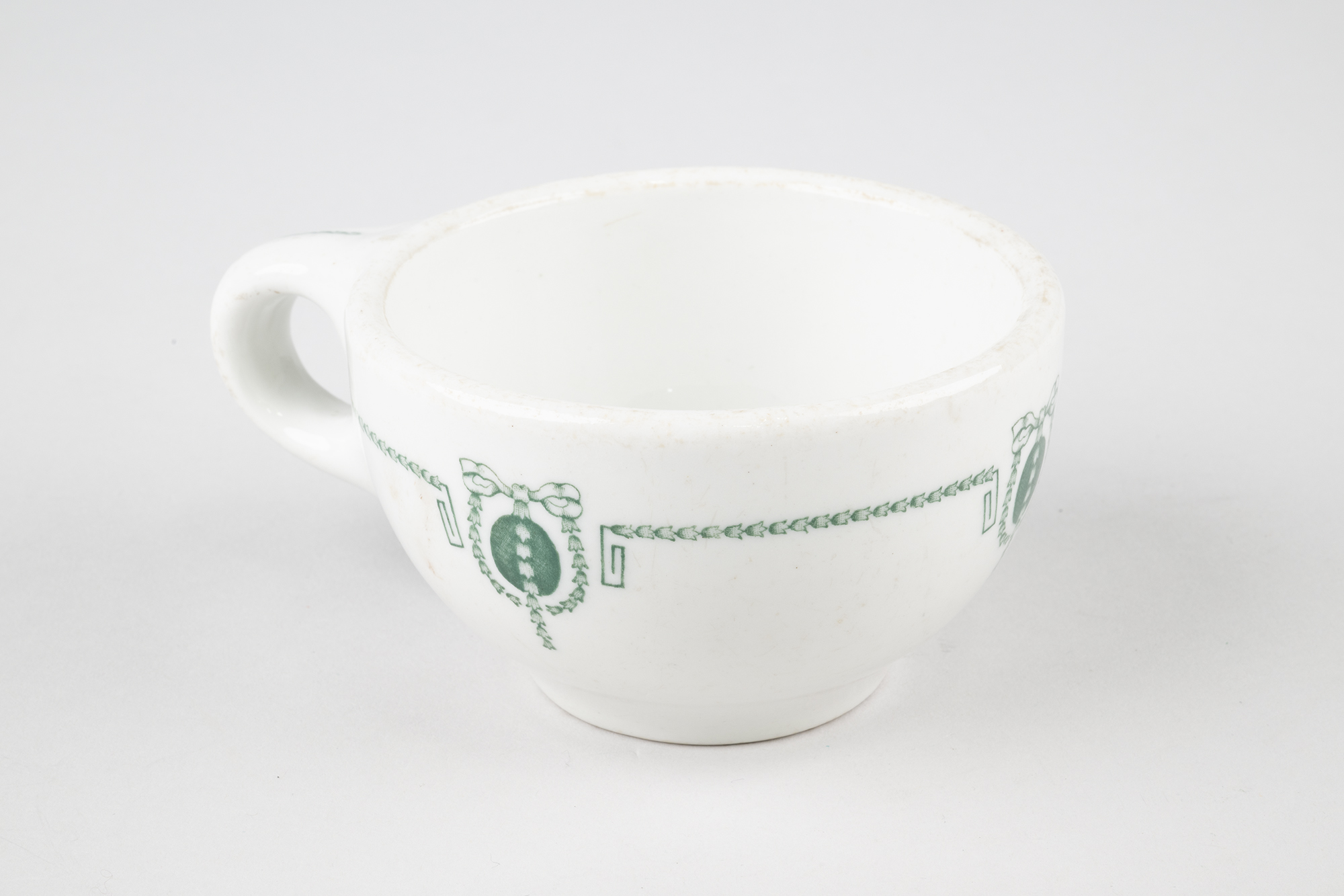 Image of Cup made for the Pacific Steamship Co., with Admiral Line emblem, ca. 1920