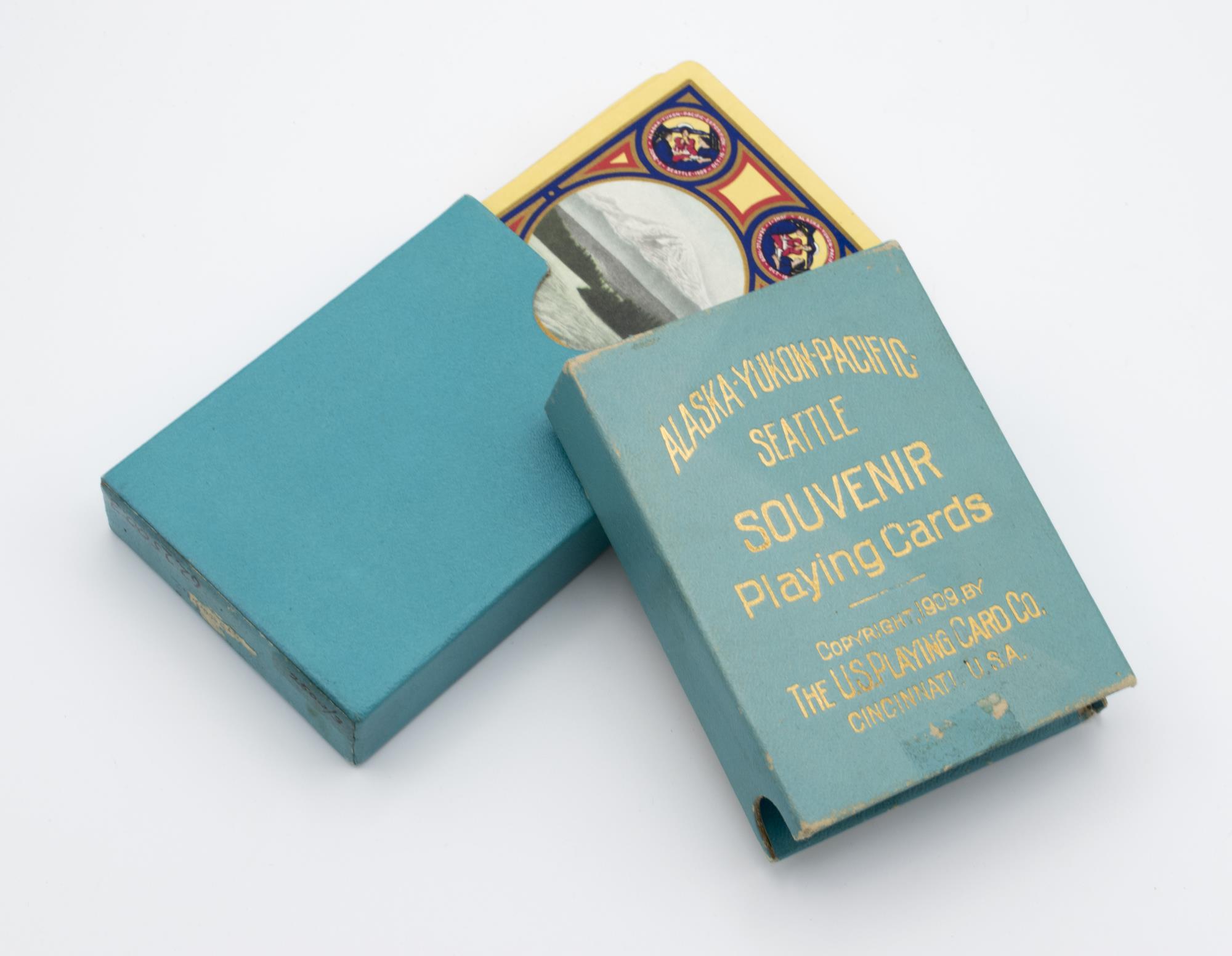 Image of Souvenir card deck from the Alaska-Yukon-Pacific Exposition (AYPE), 1909