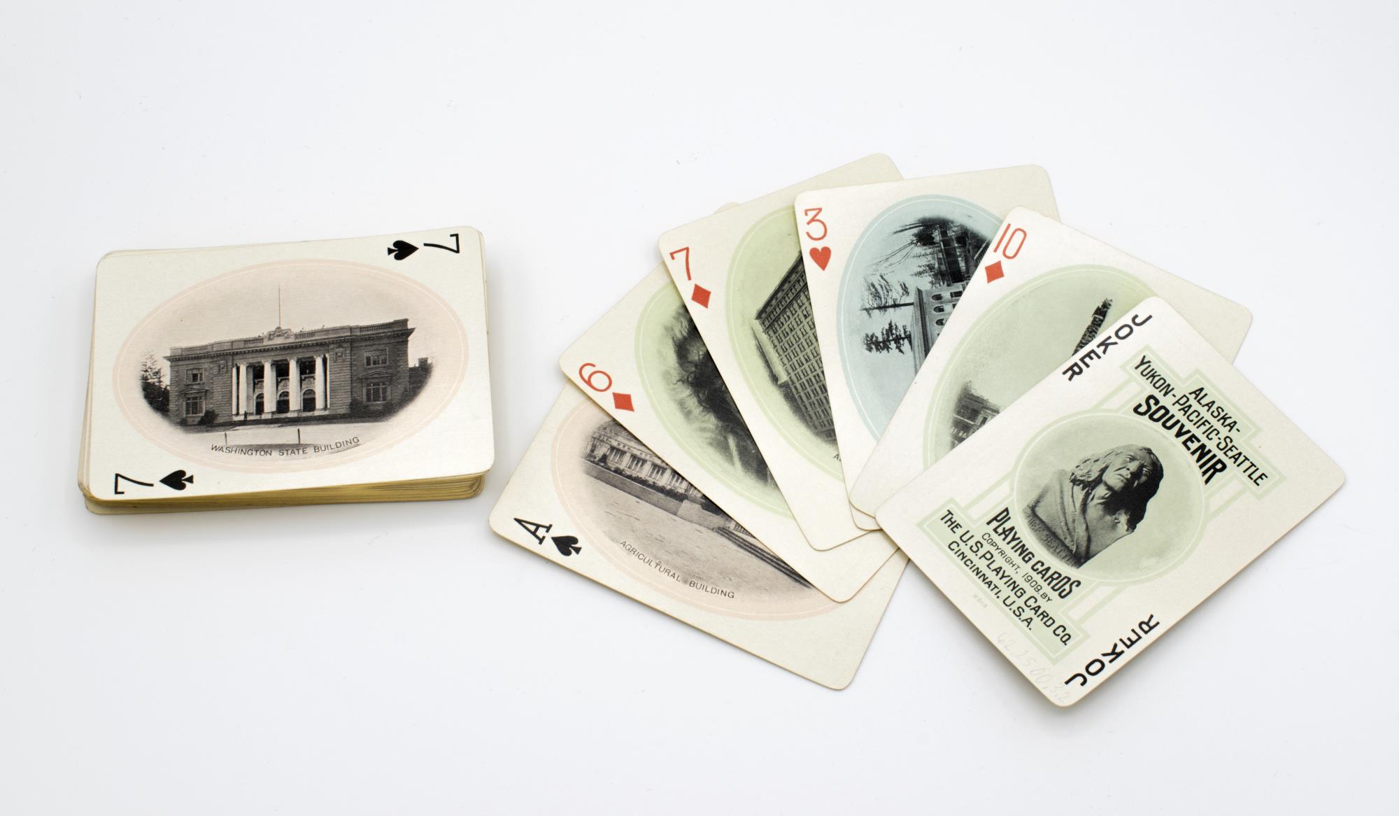 Image of Souvenir card deck from the Alaska-Yukon-Pacific Exposition (AYPE), 1909
