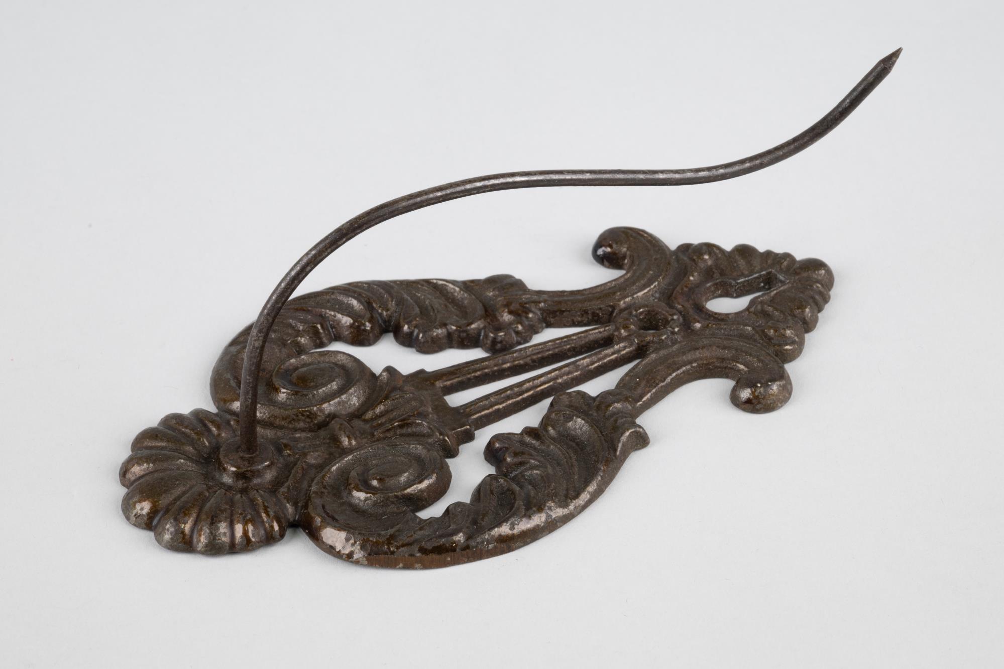 Image of Cast iron receipt holder from the William Myers meat market in Georgetown, ca. 1911