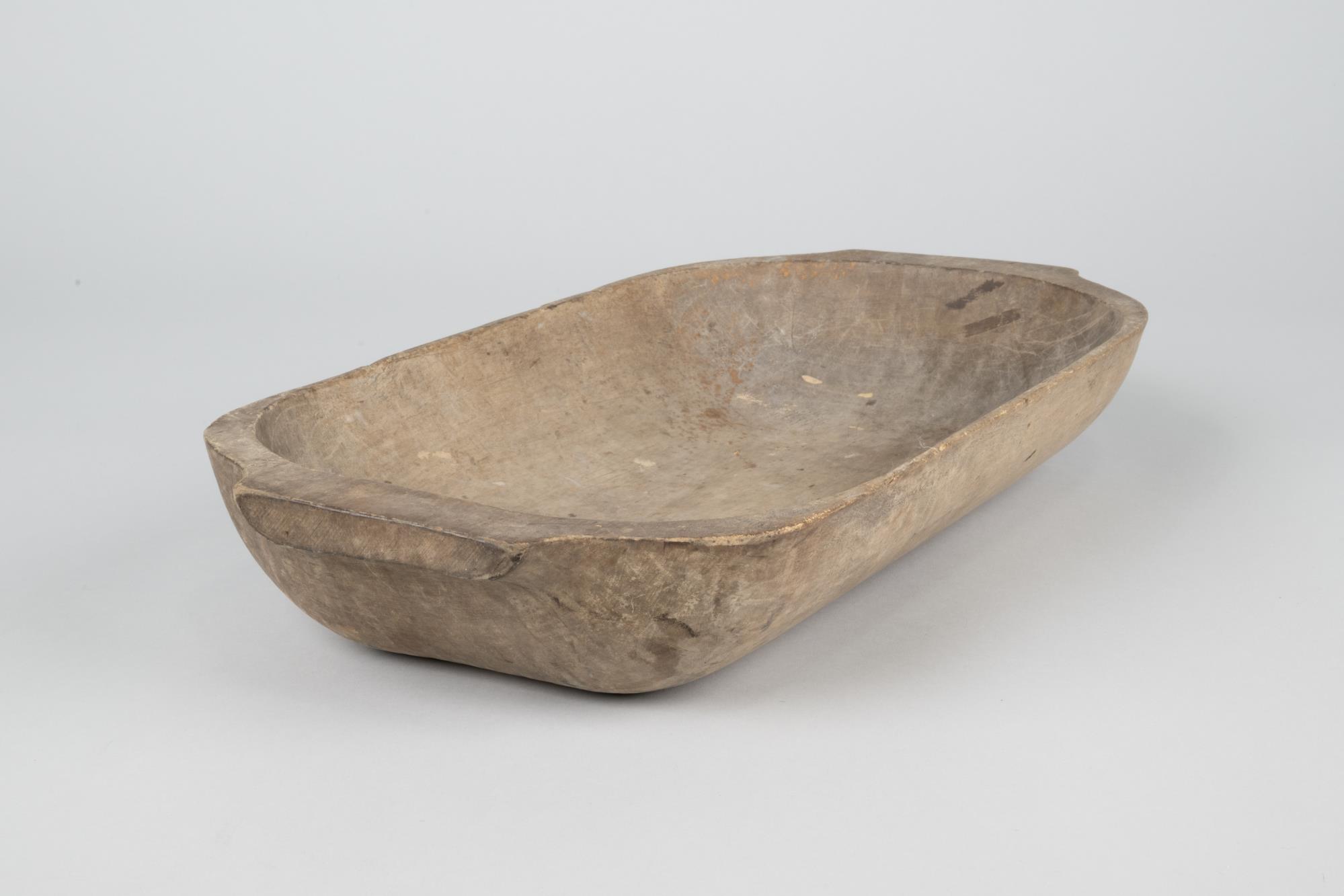Image of Wooden kitchen bowl or tray, 1860-1900