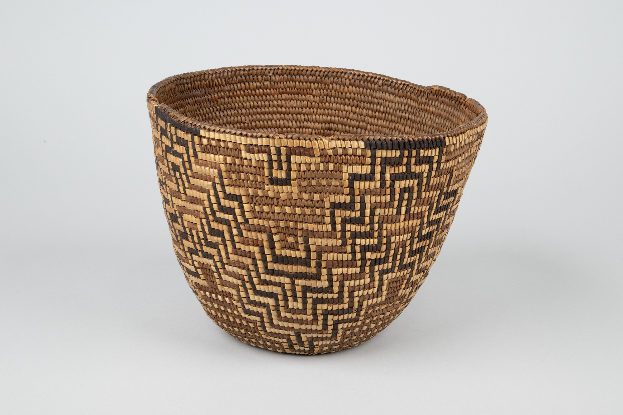 Image of Coast Salish coiled basket, ca. 1900