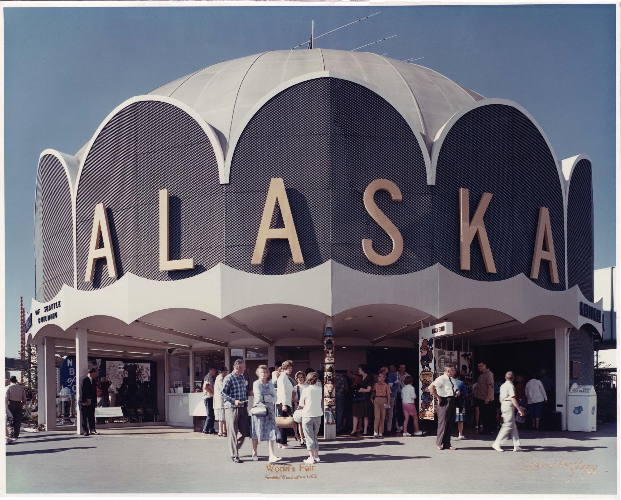 Image of State of Alaska Pavilion, Seattle World's Fair, 1962
