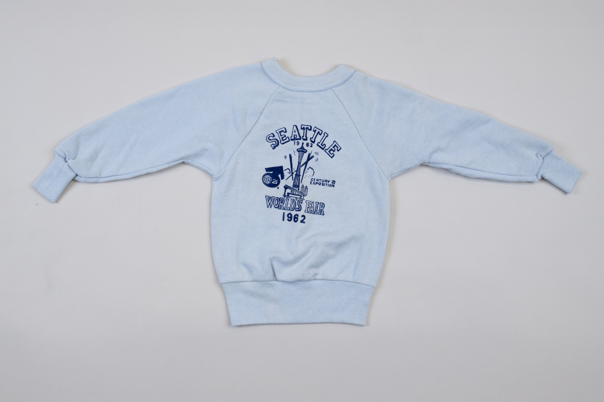 Child's sweatshirt, souvenir from the Seattle World's Fair, ca