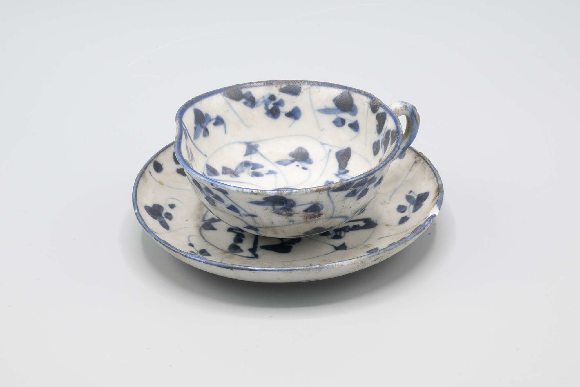 Image of Cup and saucer burned in Seattle Fire of 1889