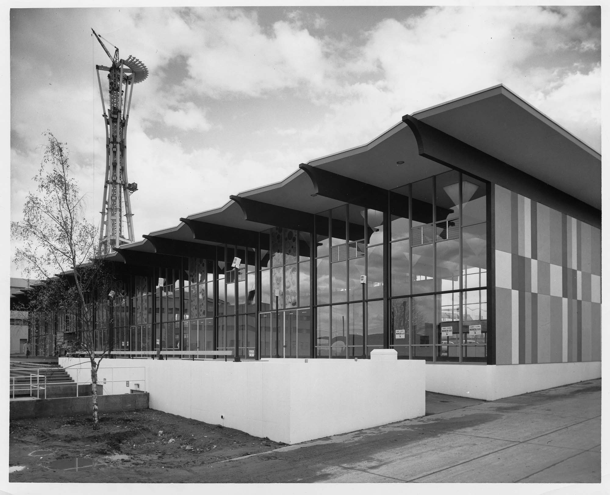 Image of Domestic Commerce and Industry building, Seattle World's Fair, ca. 1961