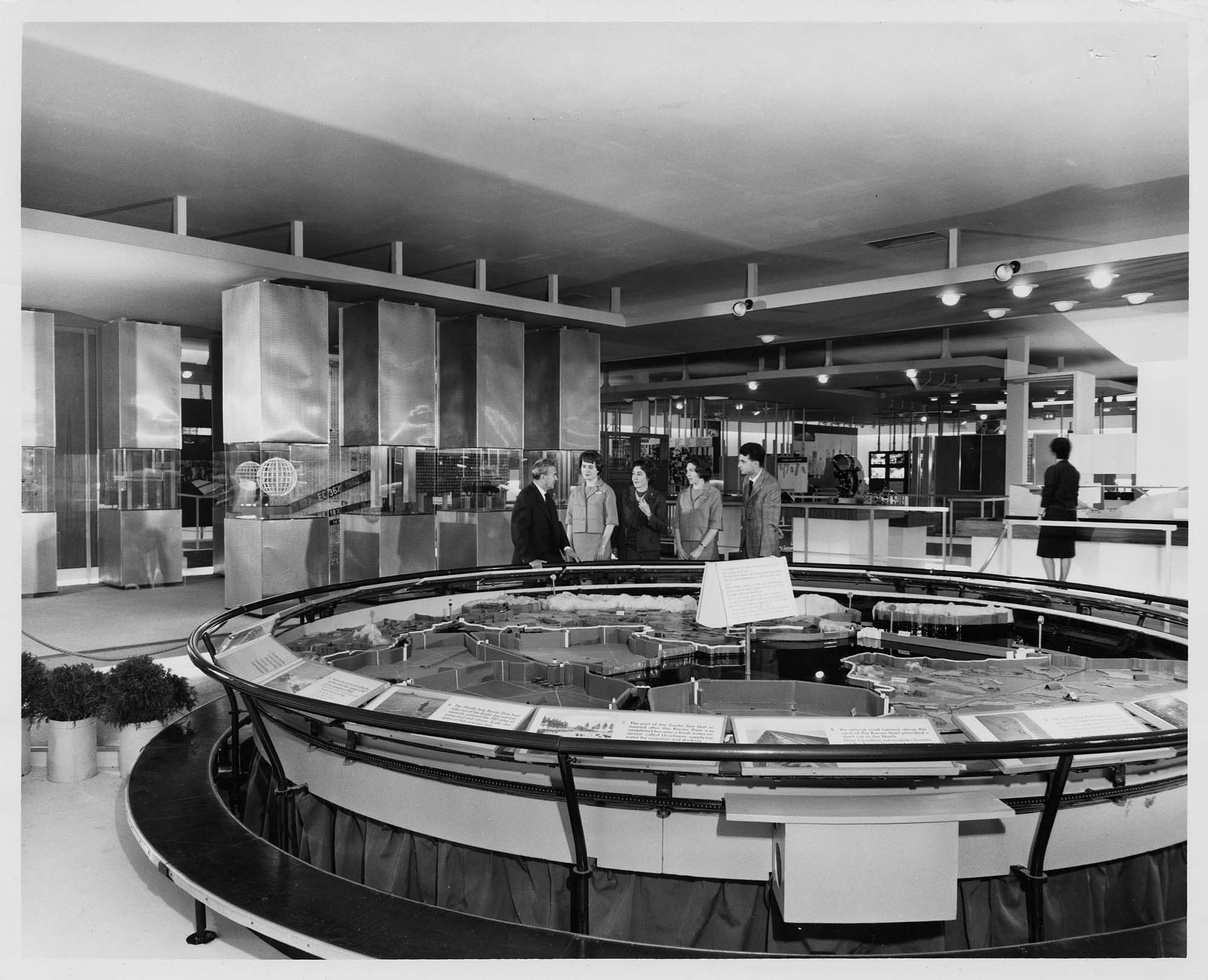 Image of Netherlands exhibit in European Communities Pavilion, Seattle World's Fair, 1962