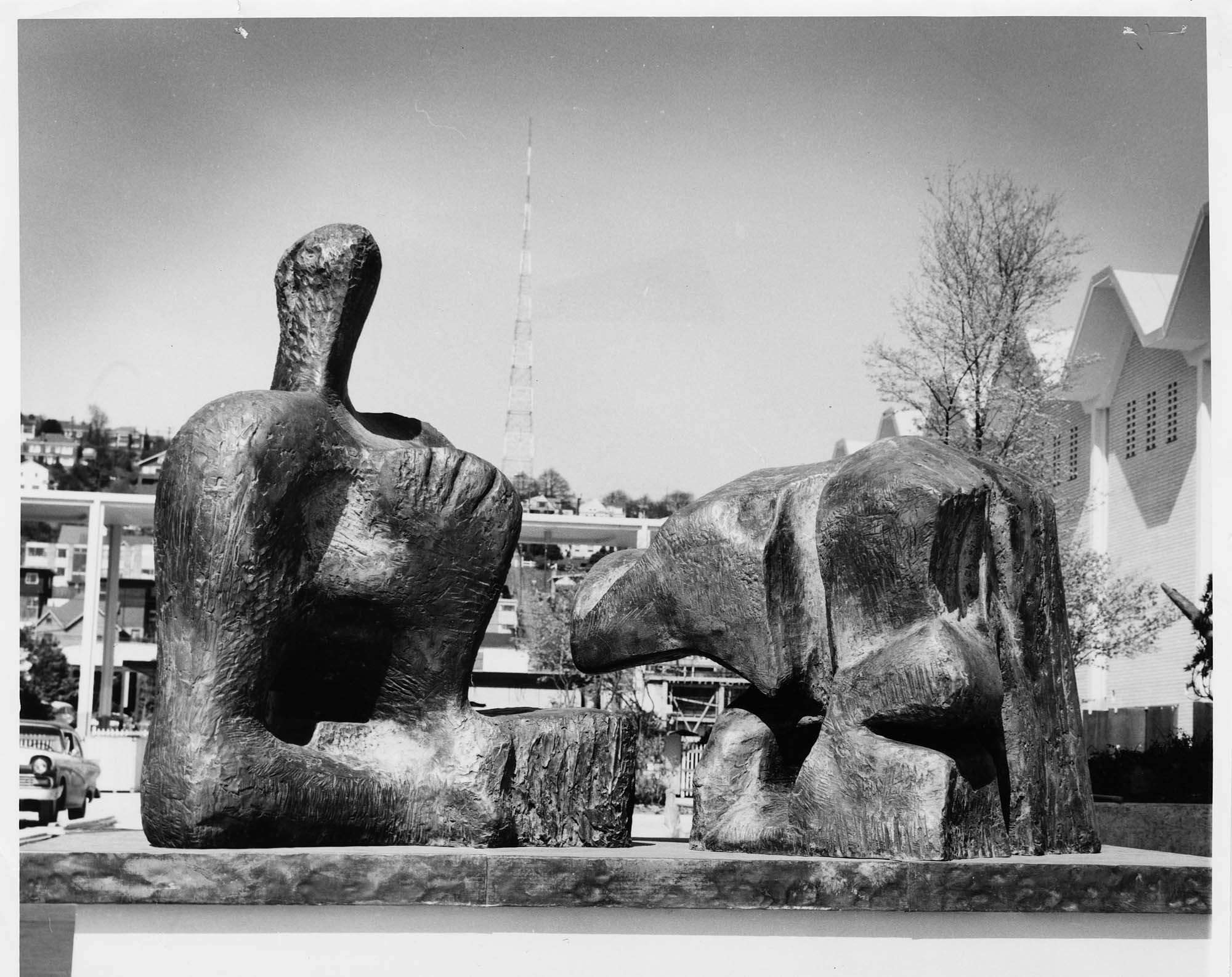 Image of Reclining Figure III sculpture, Seattle World's Fair, 1962
