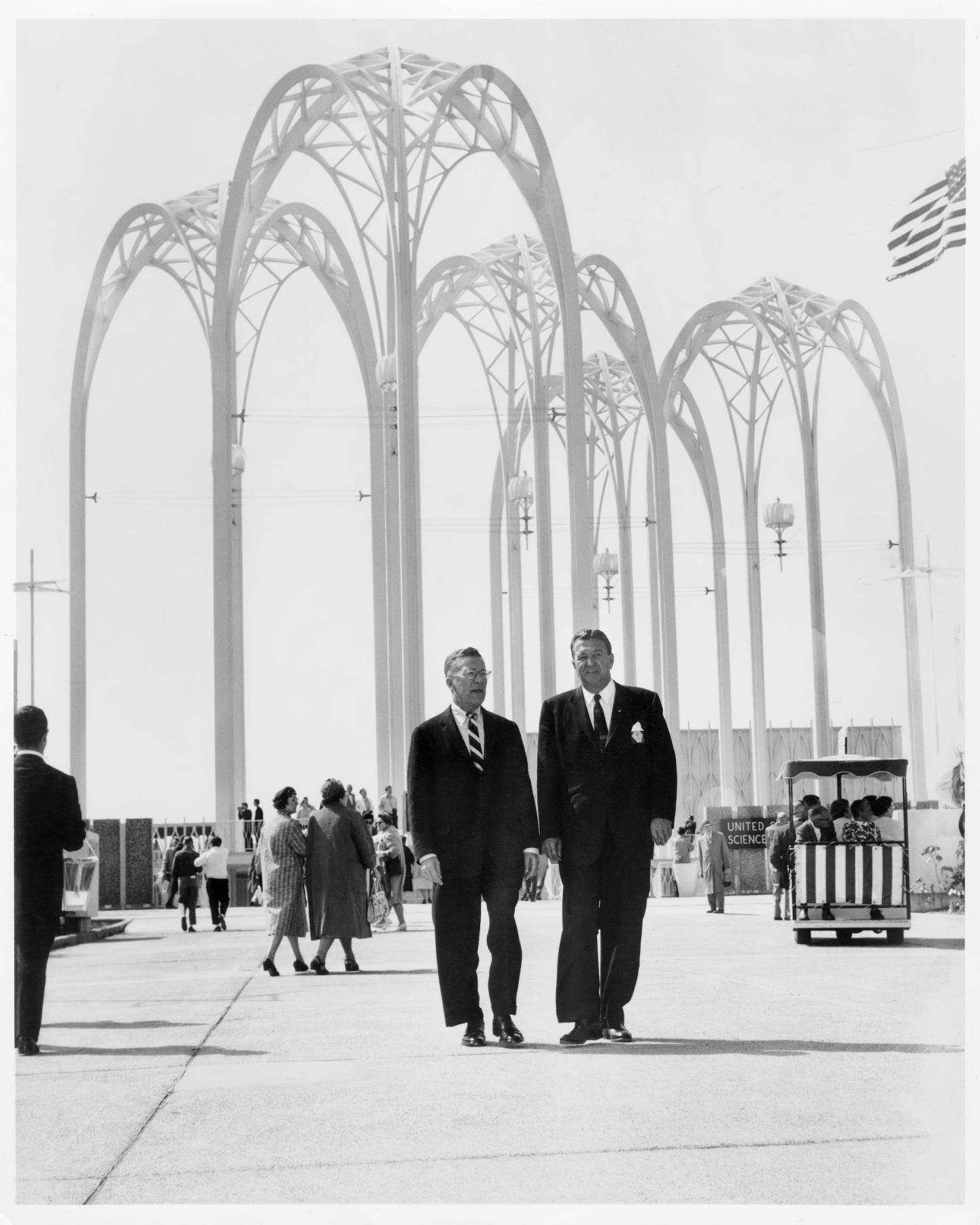 Image of Century 21 Exposition President Joseph Gandy, Seattle World's Fair, 1962