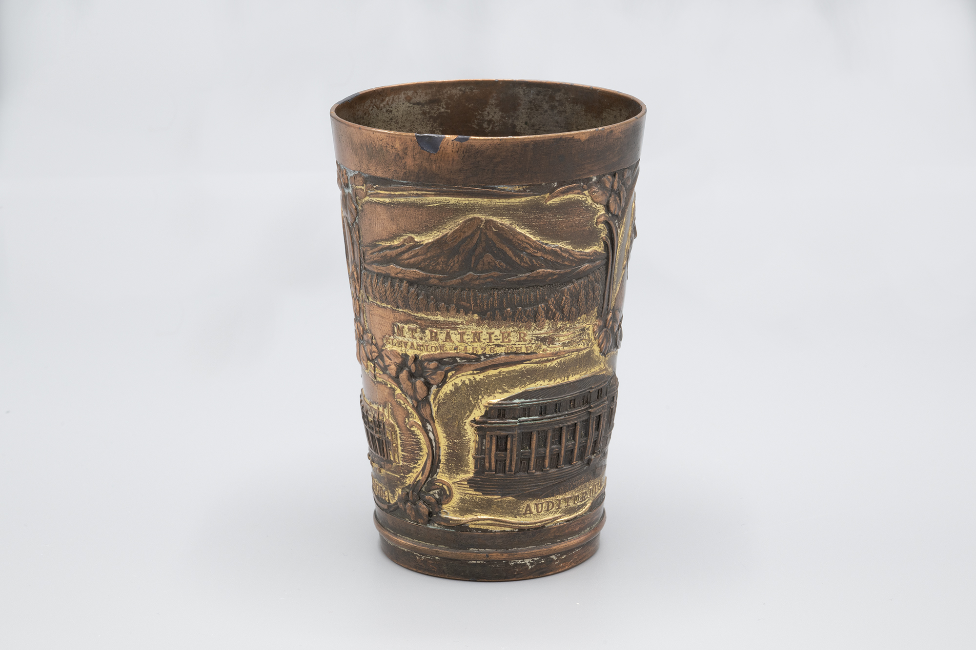 Image of Souvenir tumbler from the Alaska-Yukon-Pacific Exposition (AYPE), 1909