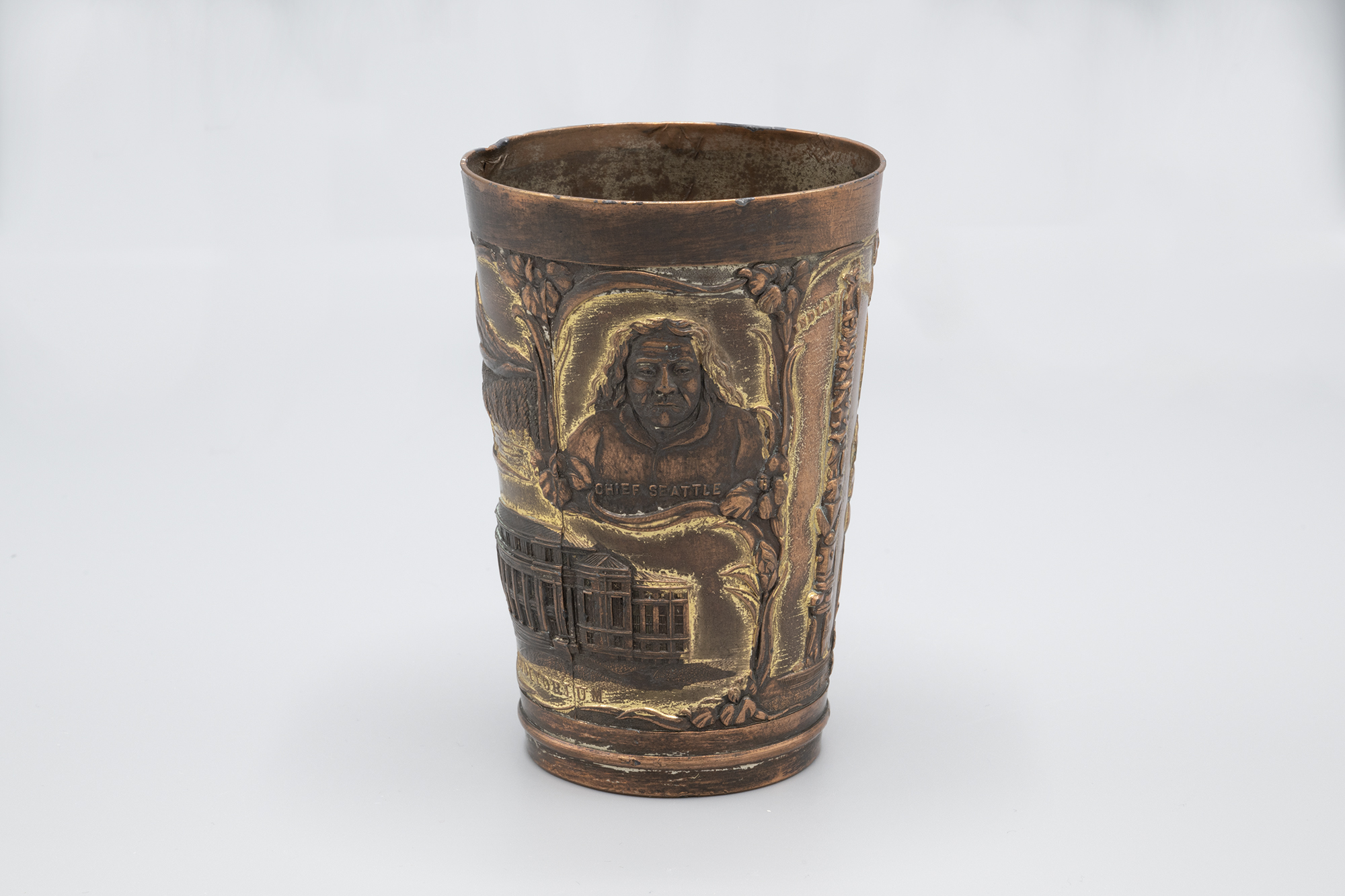 Image of Souvenir tumbler from the Alaska-Yukon-Pacific Exposition (AYPE), 1909