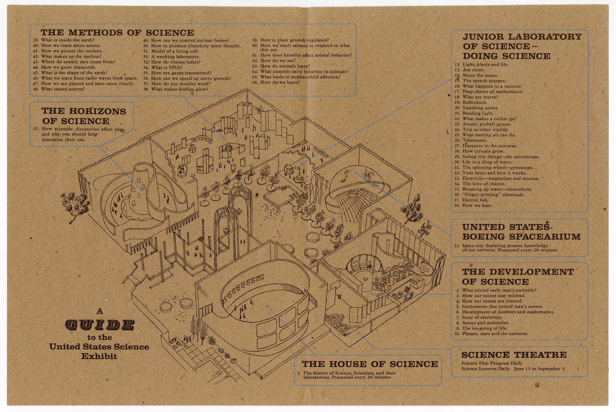 Image of United States Science Exhibit guide, Seattle World's Fair, April 21-October 21, 1962