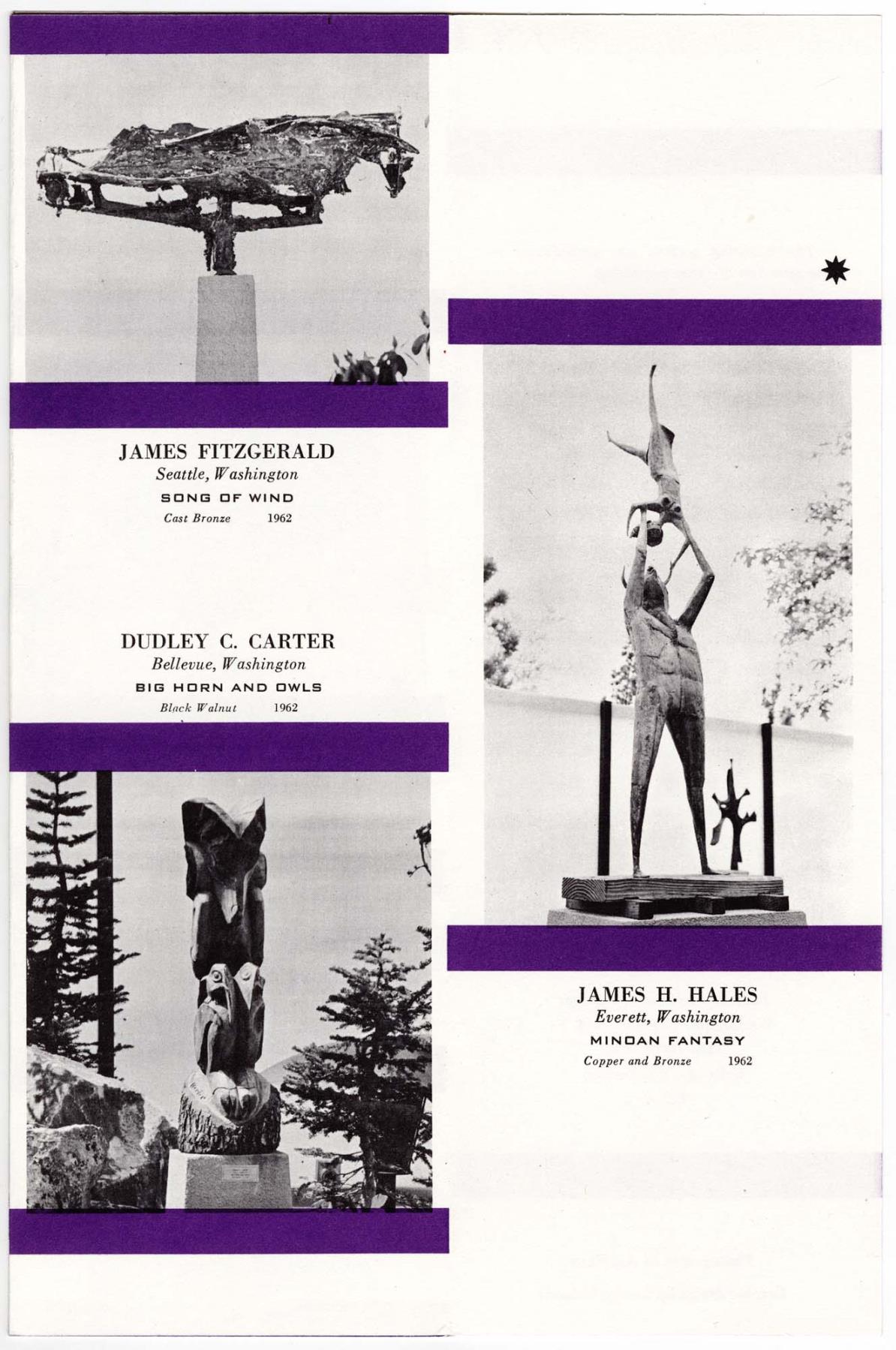 Image of Northwest Institute of Sculpture leaflet, Seattle World's Fair, 1962