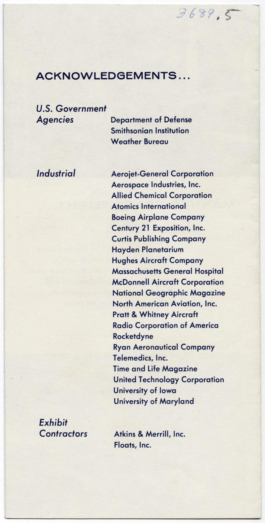 Image of NASA Exhibit 