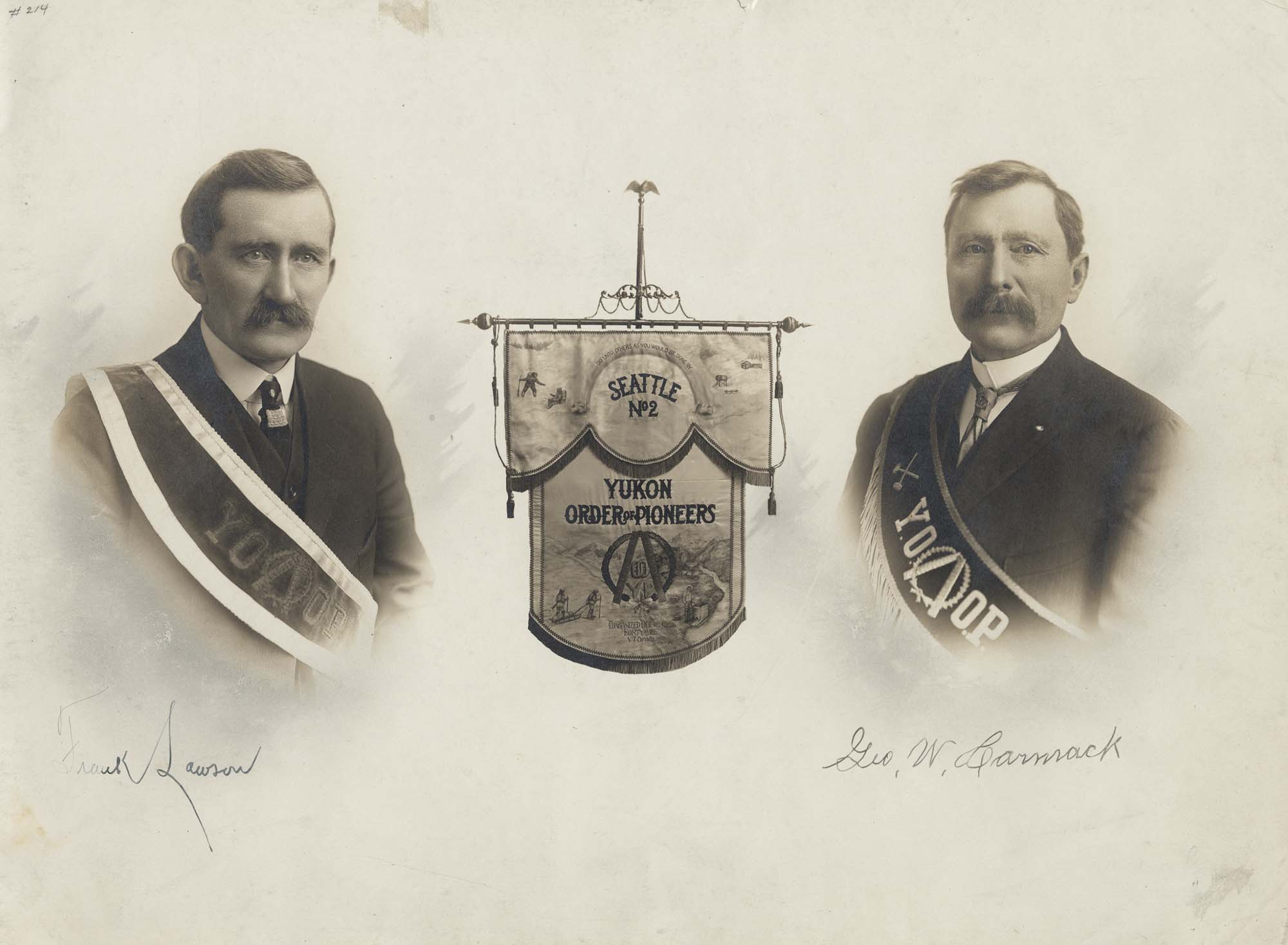 Image of Frank Lawson and George W. Carmack, circa 1920