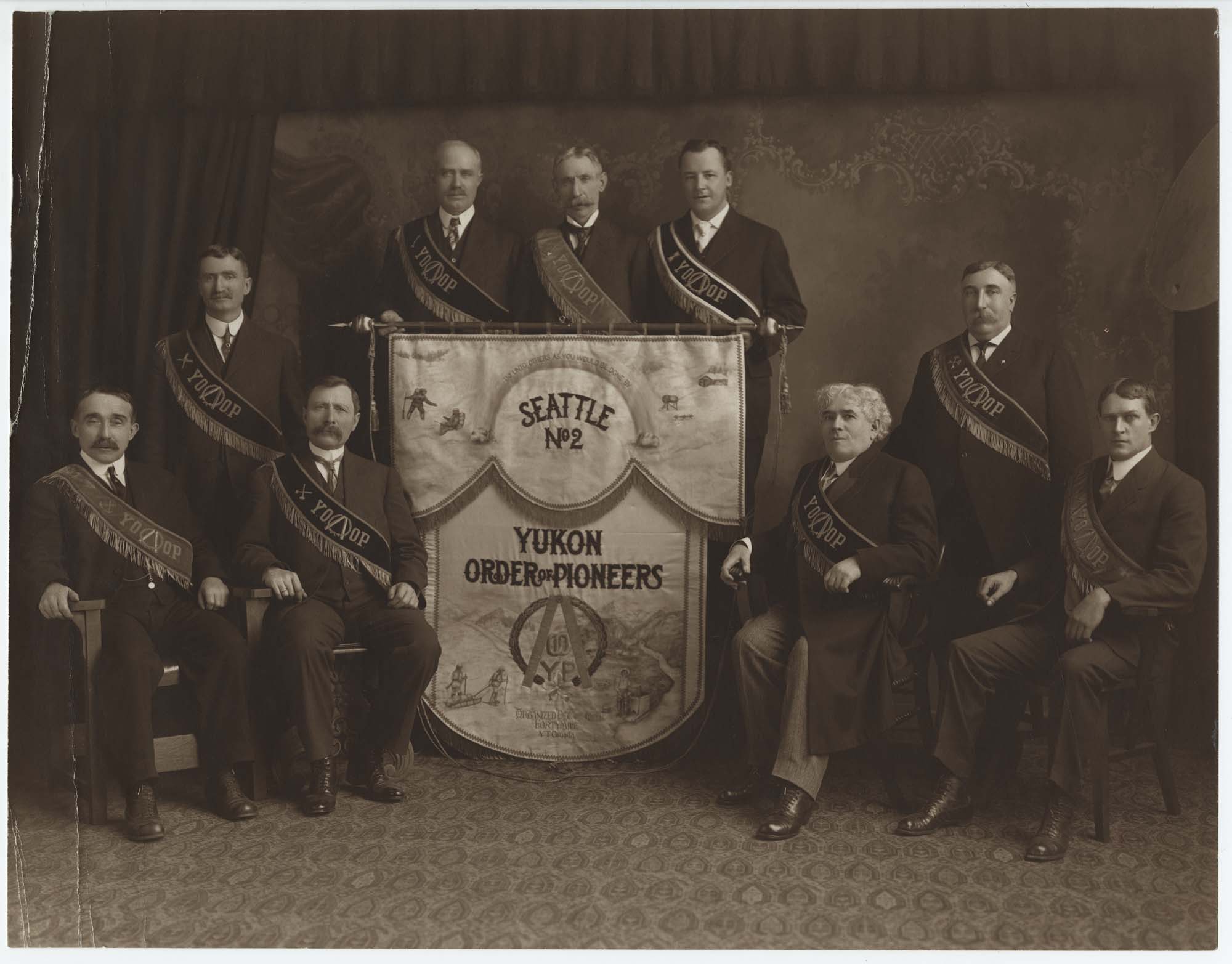 Image of Yukon Order of Pioneers Seattle No. 2 members, circa 1920