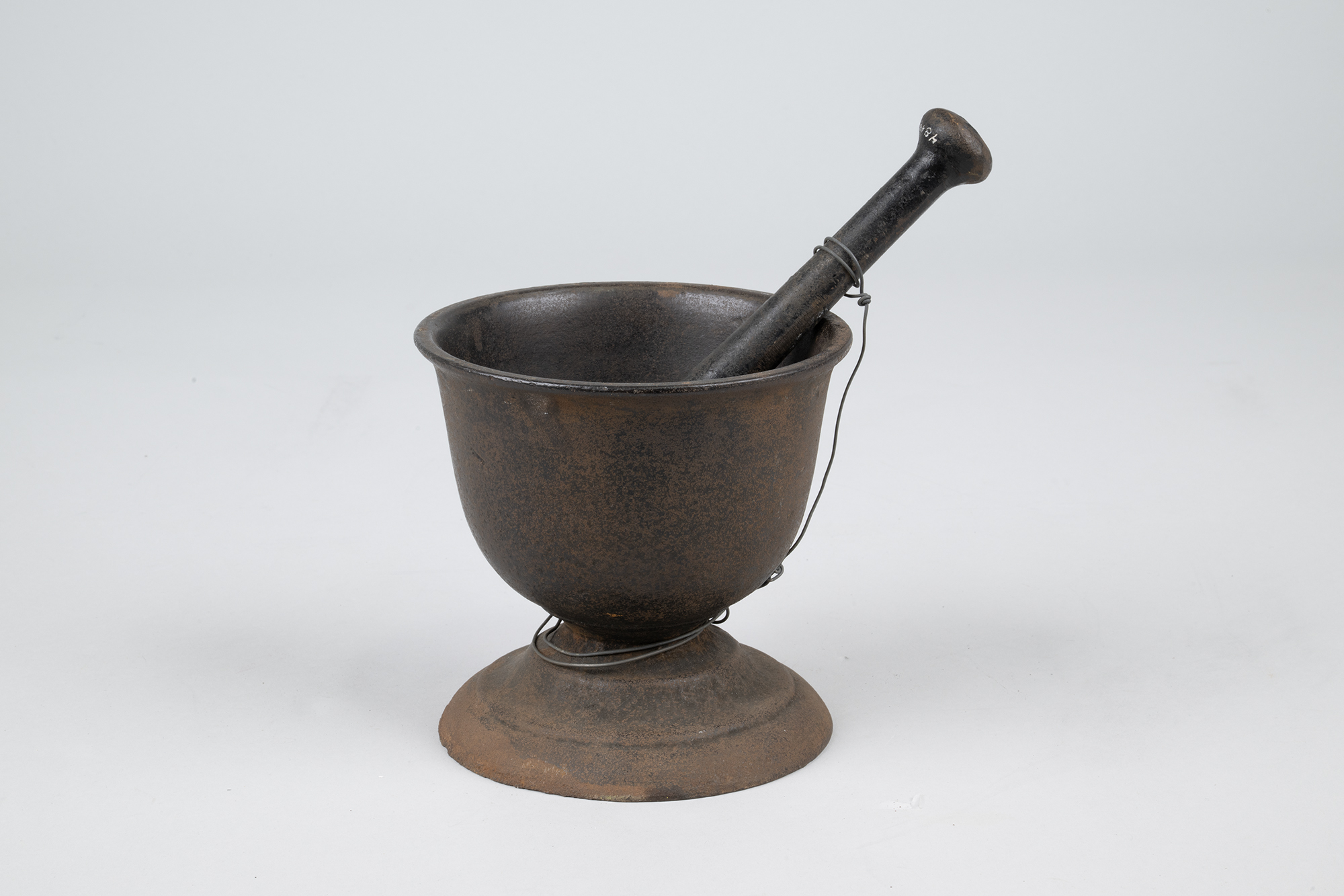 Image of Mortar and pestle from Seattle Community College science department, ca. 1960