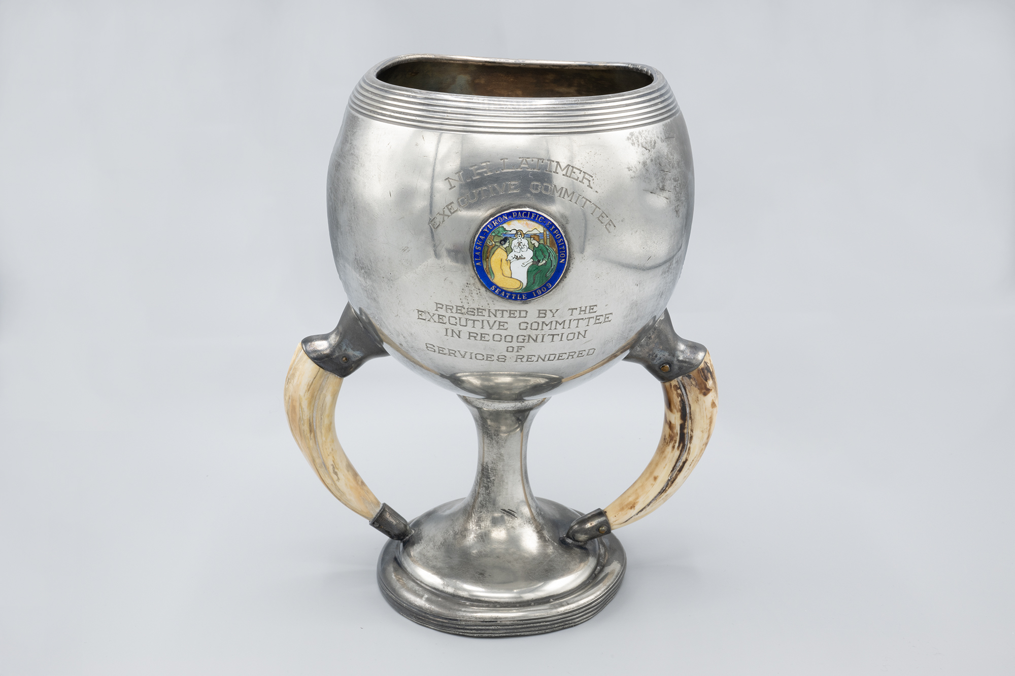 Image of Loving cup presented to N.H. Latimer of the AYPE Executive Committee, 1909