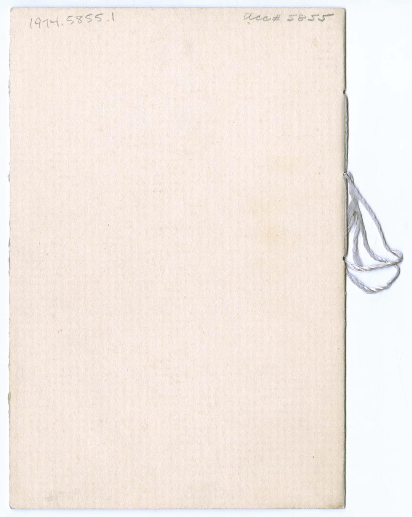 Image of Charles A. Lindbergh reception and dinner menu, September 13, 1927