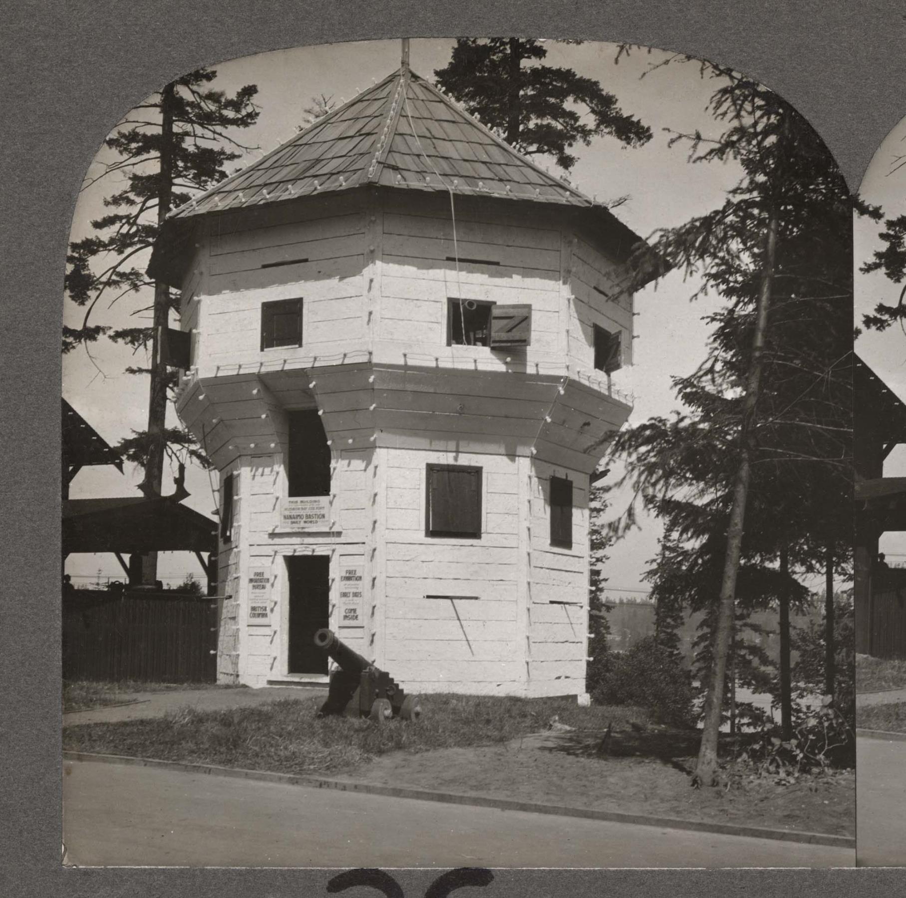 Image of Vancouver, B.C. Daily World Headquarters, Alaska-Yukon-Pacific Exposition, Seattle, 1909
