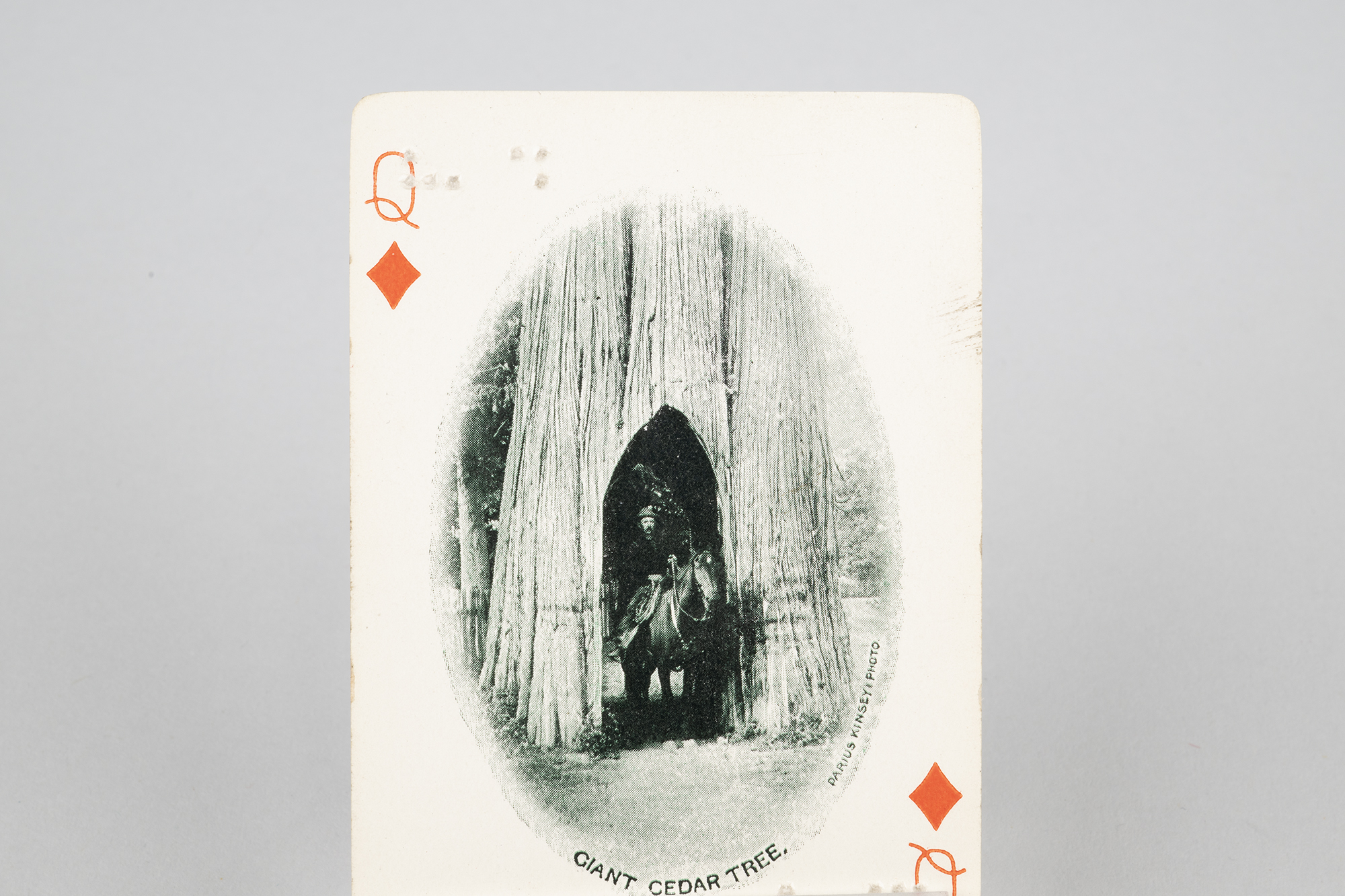 Image of Deck of cards with Pacific Northwest scenes and braille, ca. 1900