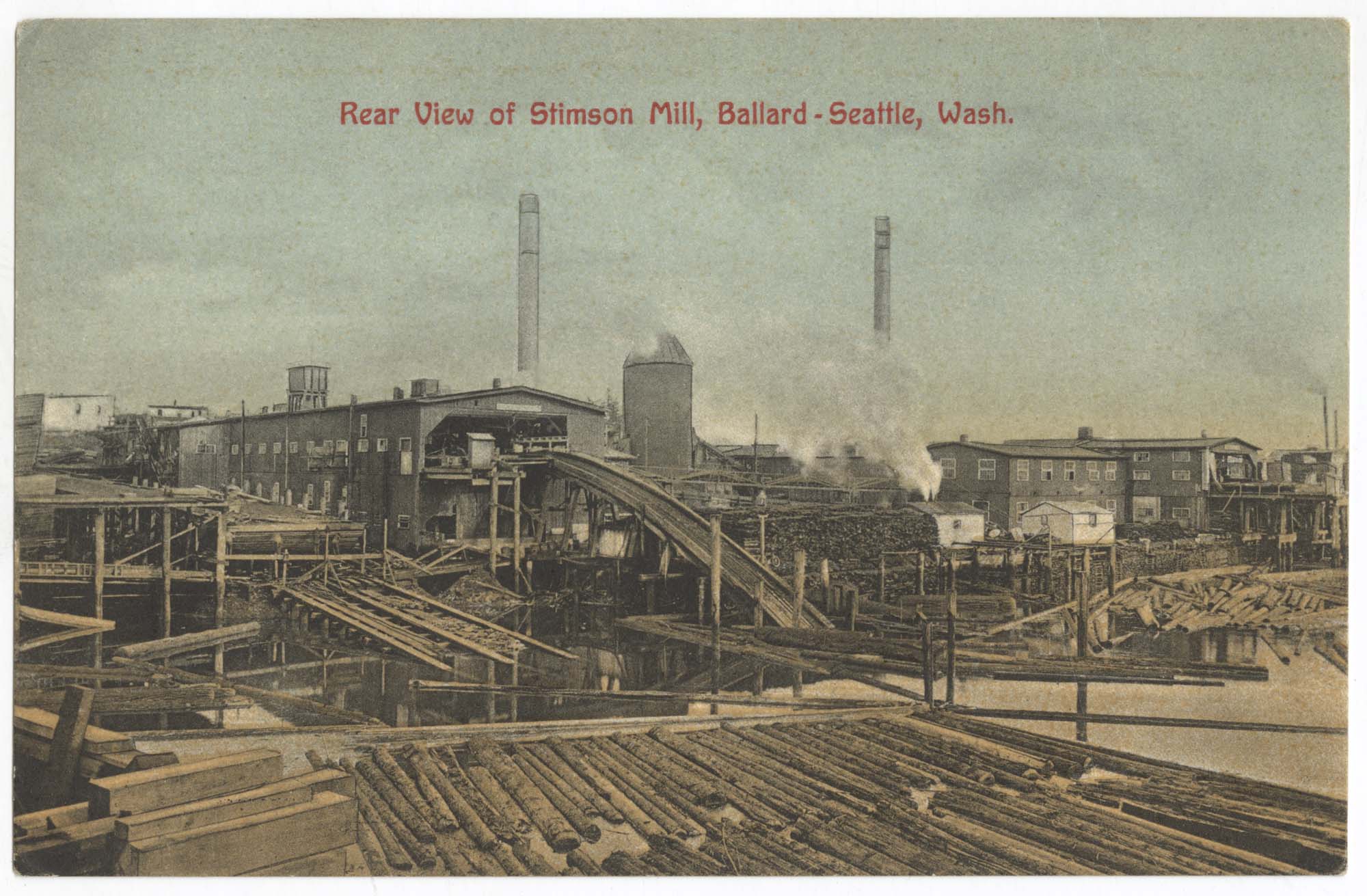 Image of Stimson Mill, Seattle, circa 1910