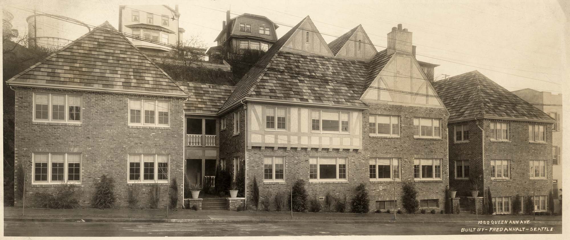Image of Apartment house on Queen Anne Avenue, Seattle, circa 1927