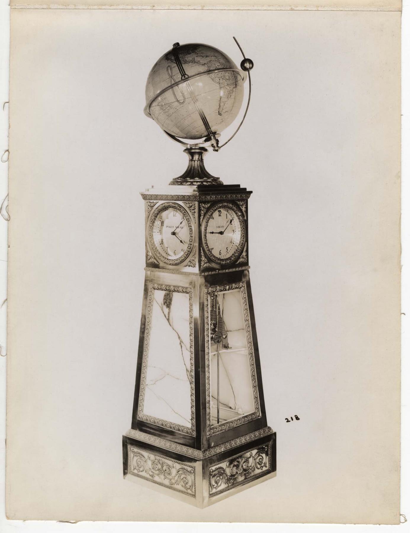 Image of Clock made by Joseph Mayer & Bros. for Crown Prince Hirohito, 1916