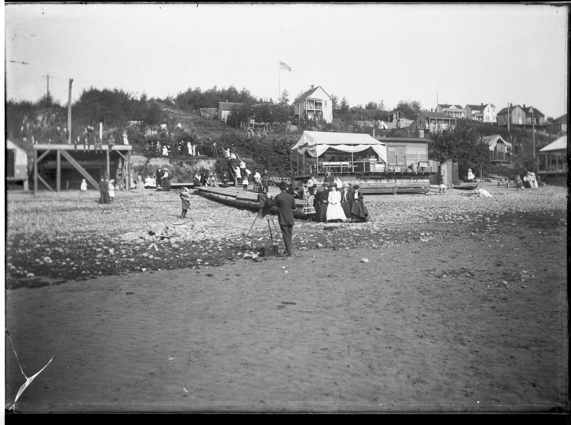 Image of Ballard Beach, Seattle, circa 1910