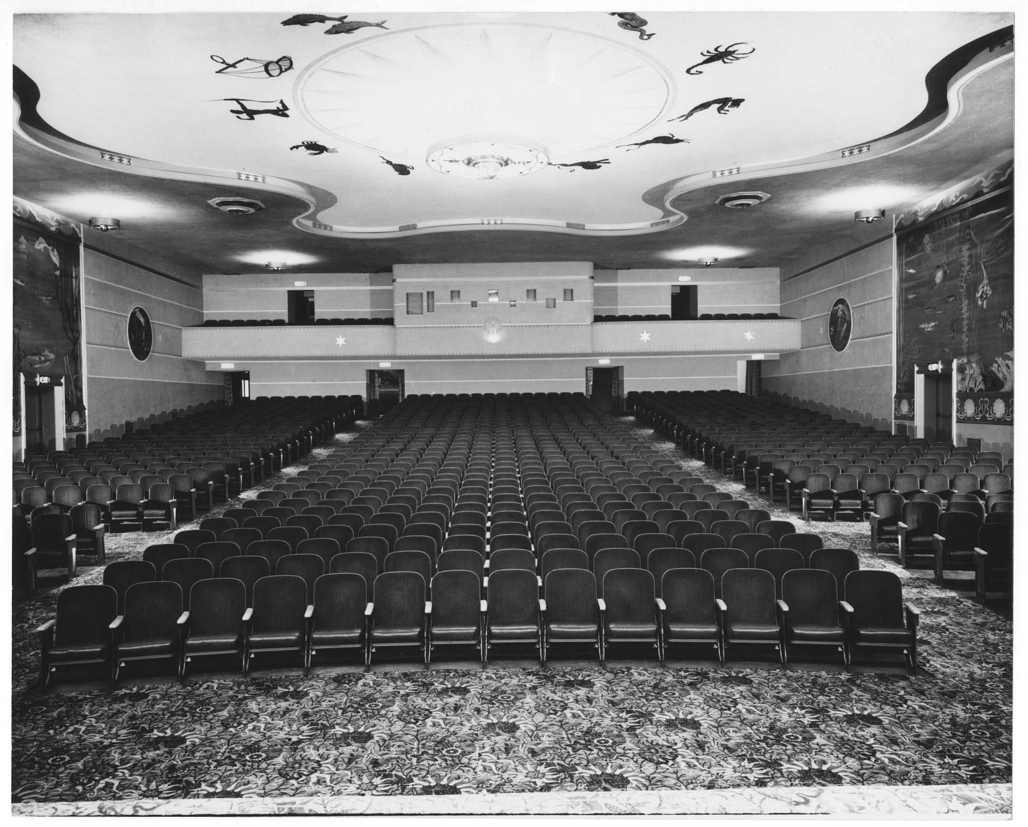 Image of Admiral Theater interior, Seattle, circa 1945