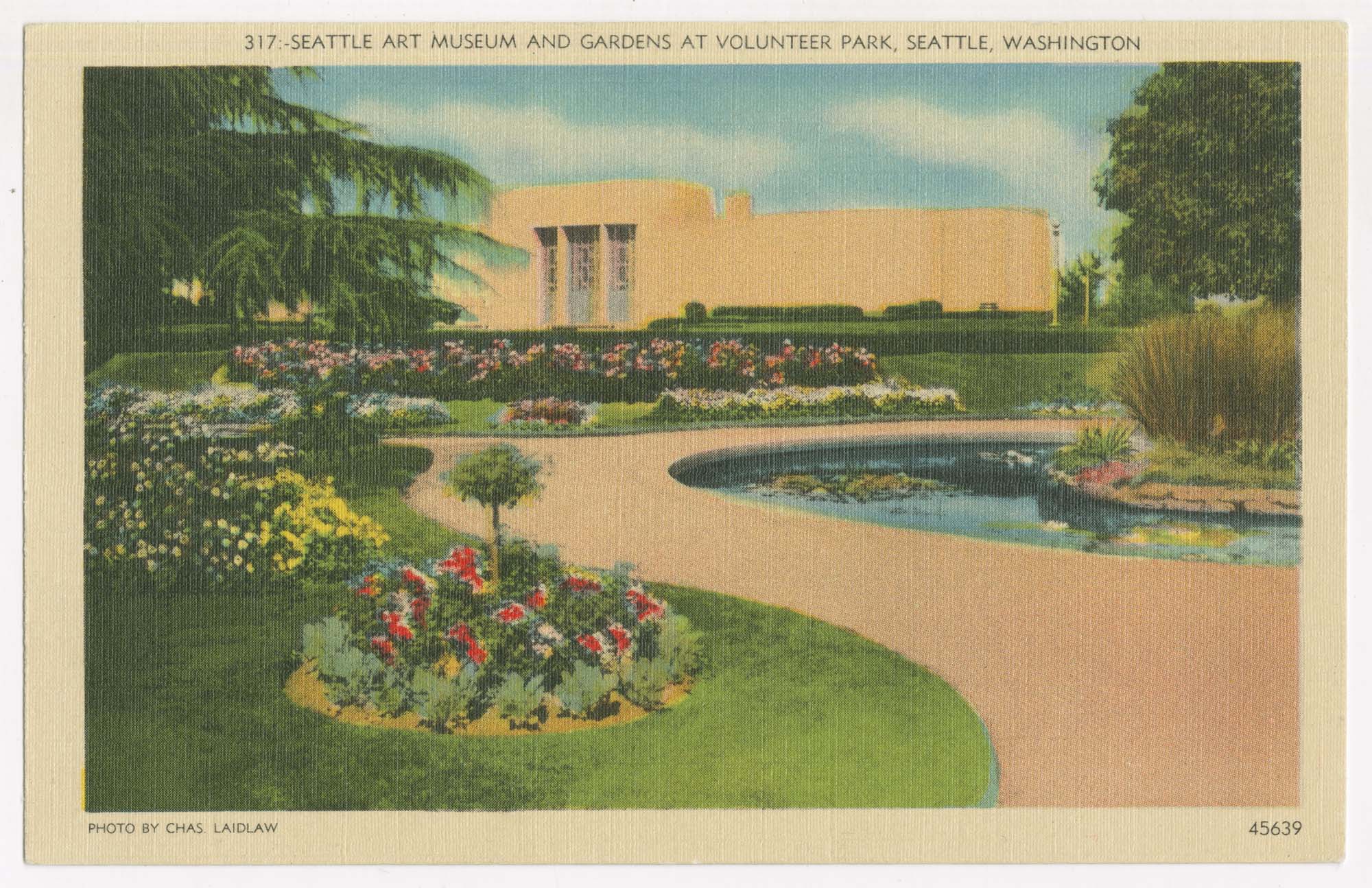 Image of Seattle Art Museum and Gardens at Volunteer Park, circa 1935