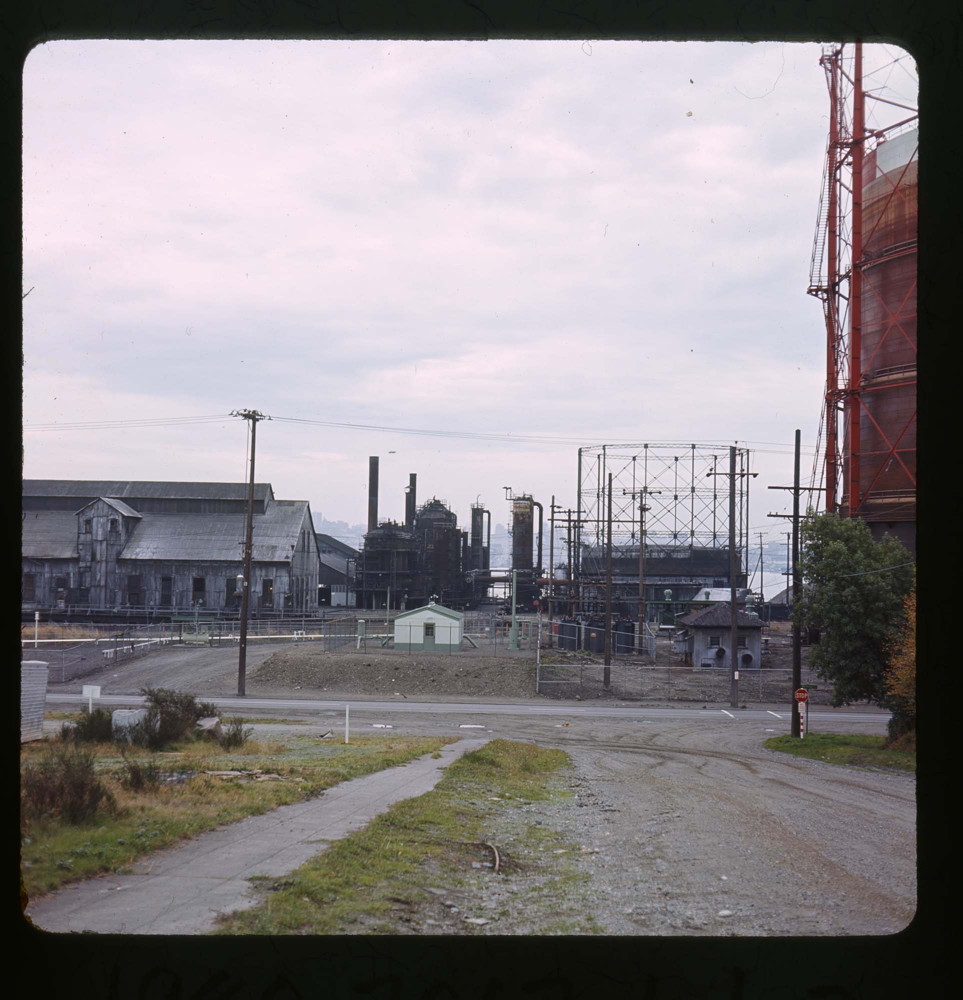 Image of Abandoned gas plant, Seattle, circa 1967