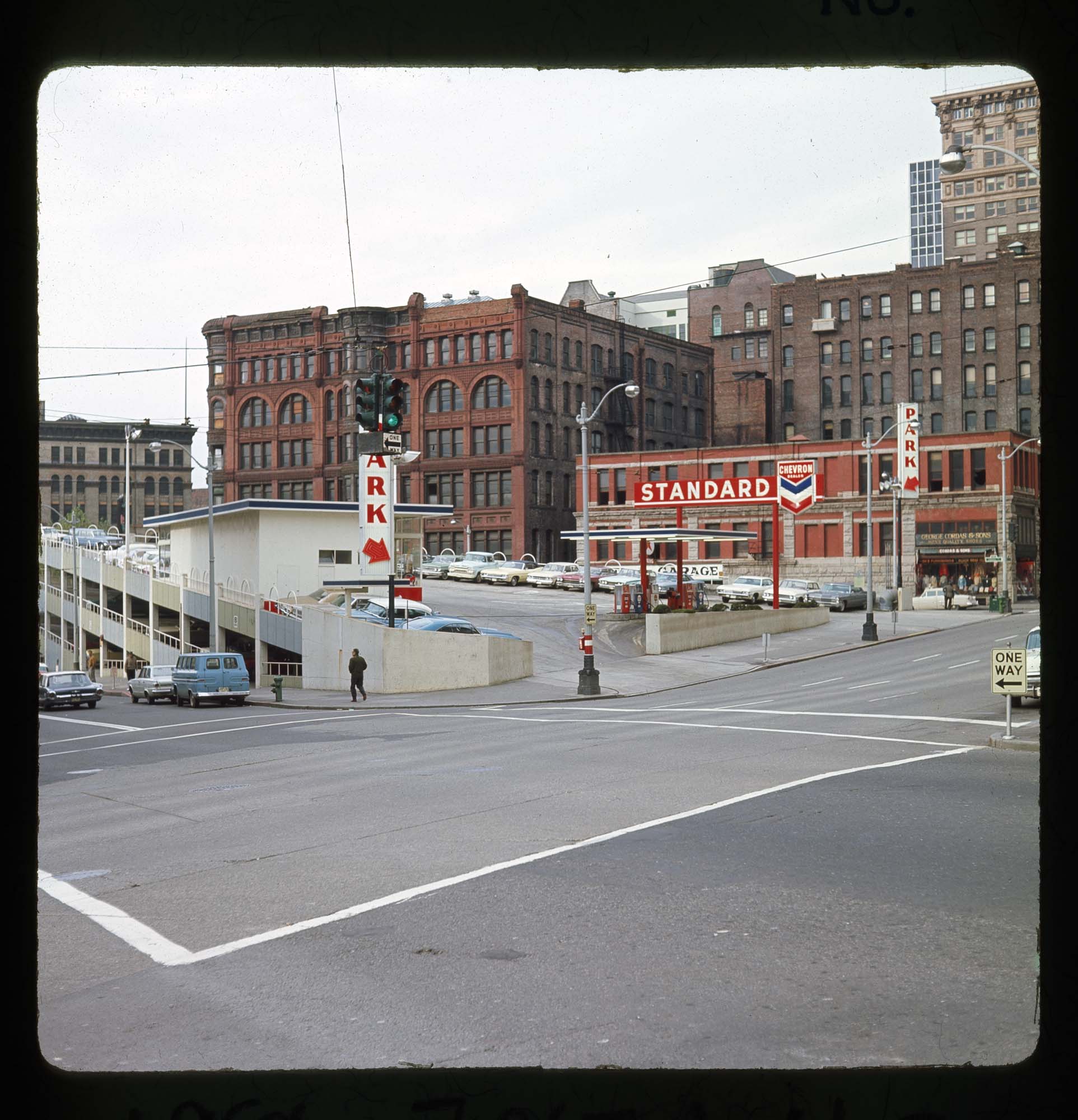 Image of Sinking Ship parking garage, Seattle, circa 1967