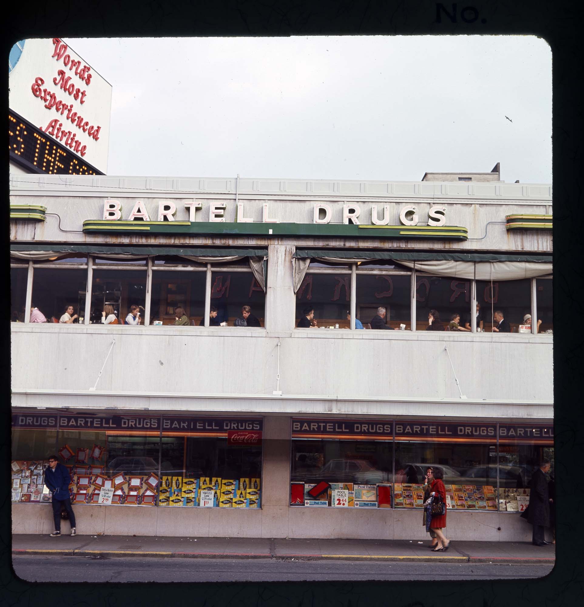 Image of Bartell Drugs building, Seattle, 1967