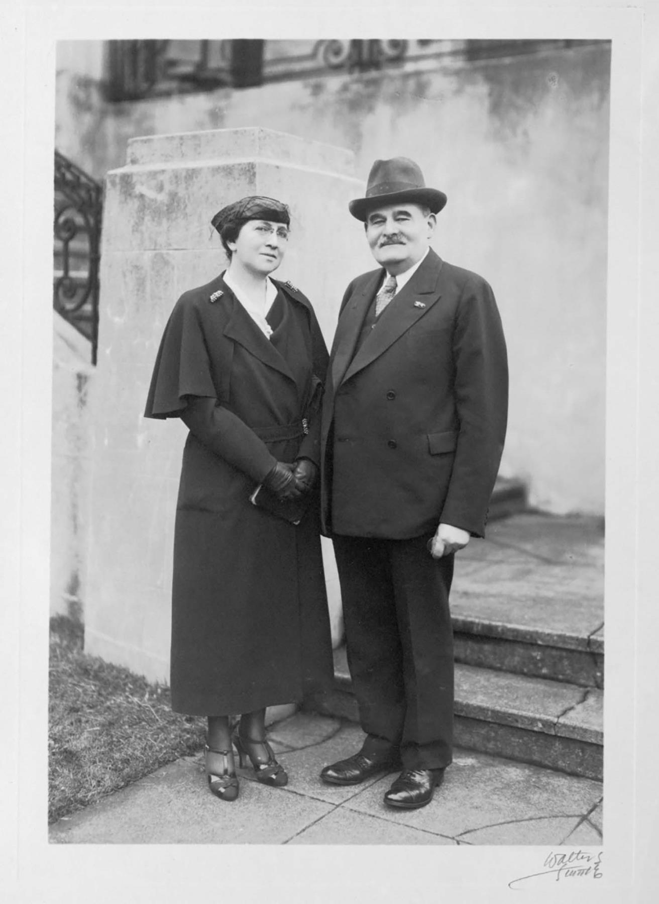 Image of Mina and Nathan Eckstein, Seattle, circa 1930