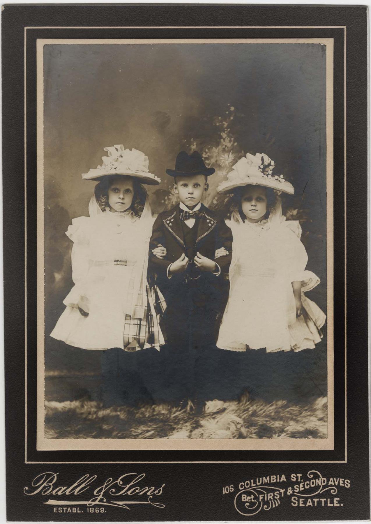 Image of Brand family children, Seattle, circa 1901