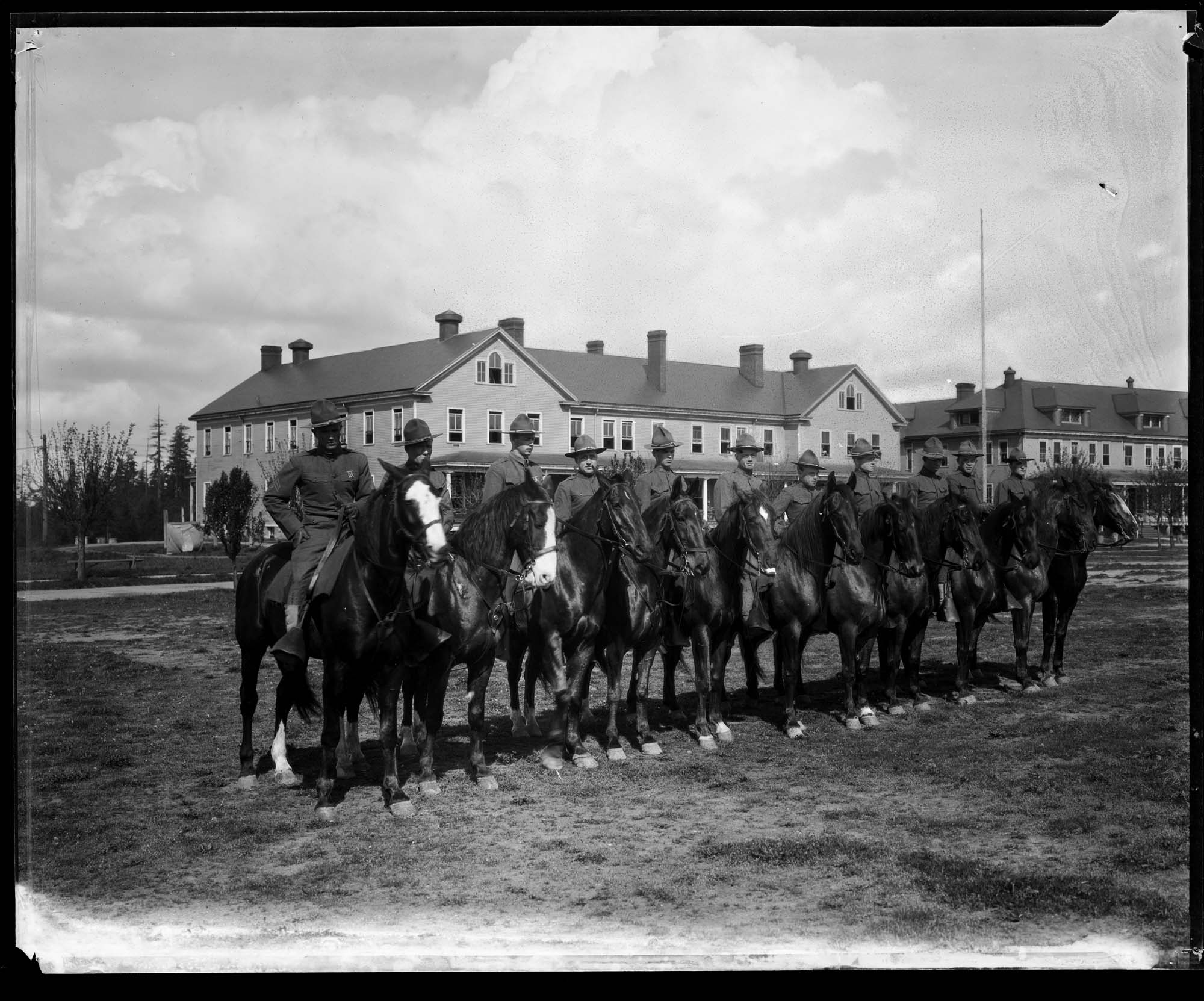 Image of Cavalry at Fort Lawton, May 18, 1918