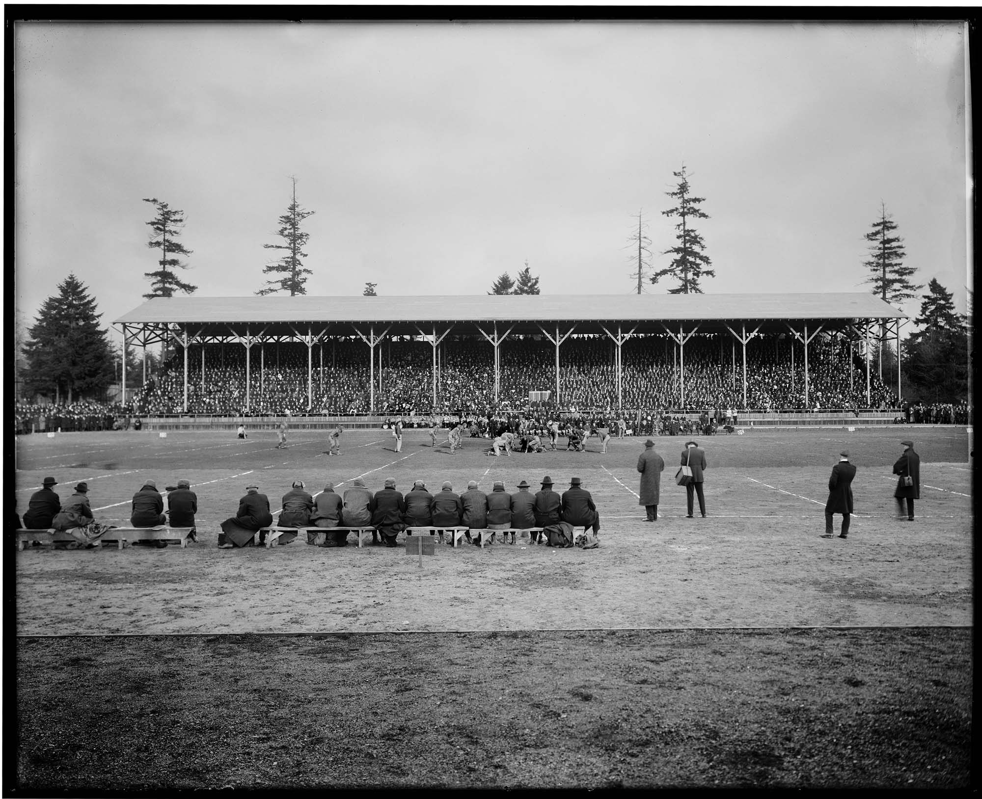 Image of University of Washington football game on Denny Field, Seattle, November 30, 1916