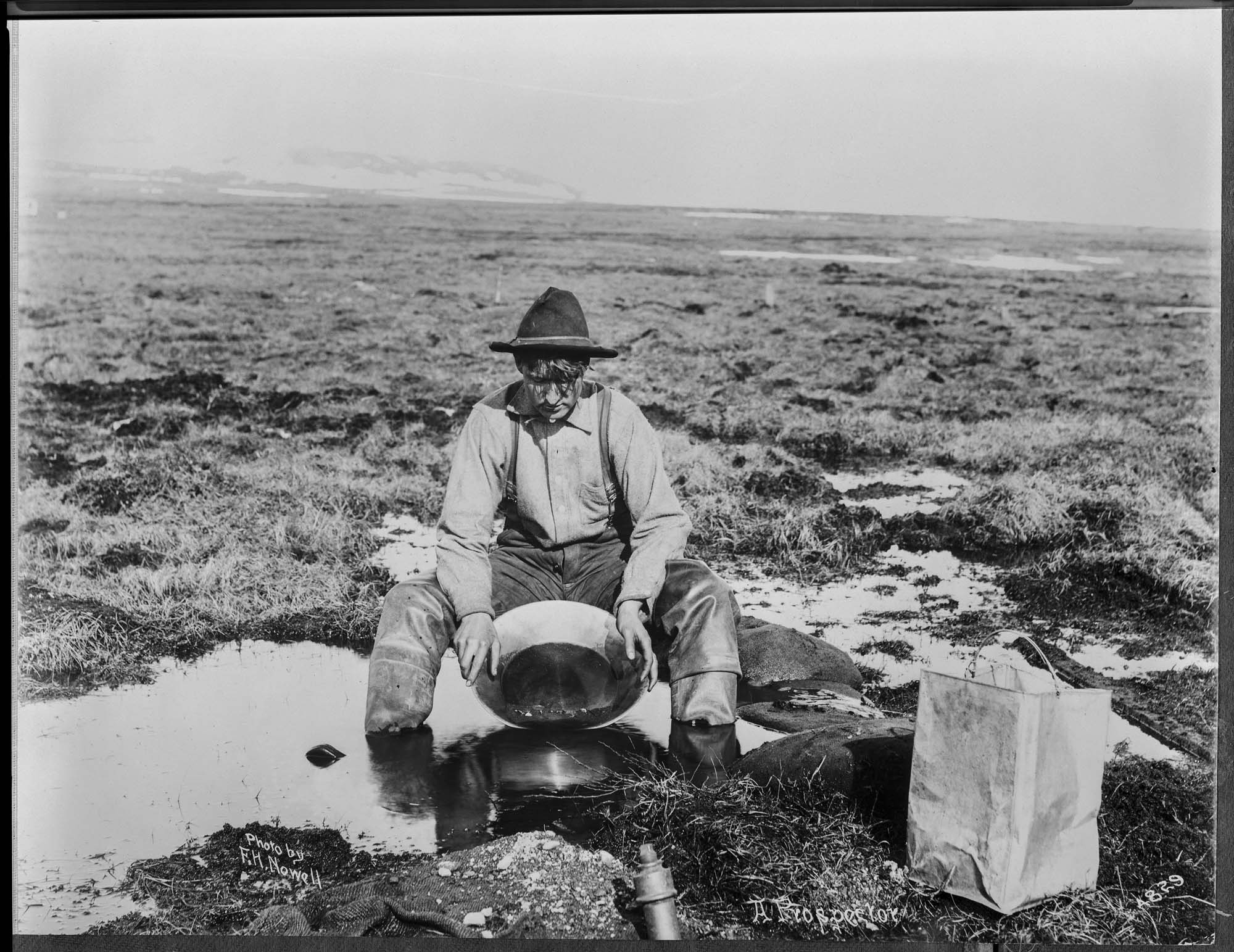 Image of A prospector, Nome, Alaska, circa 1905