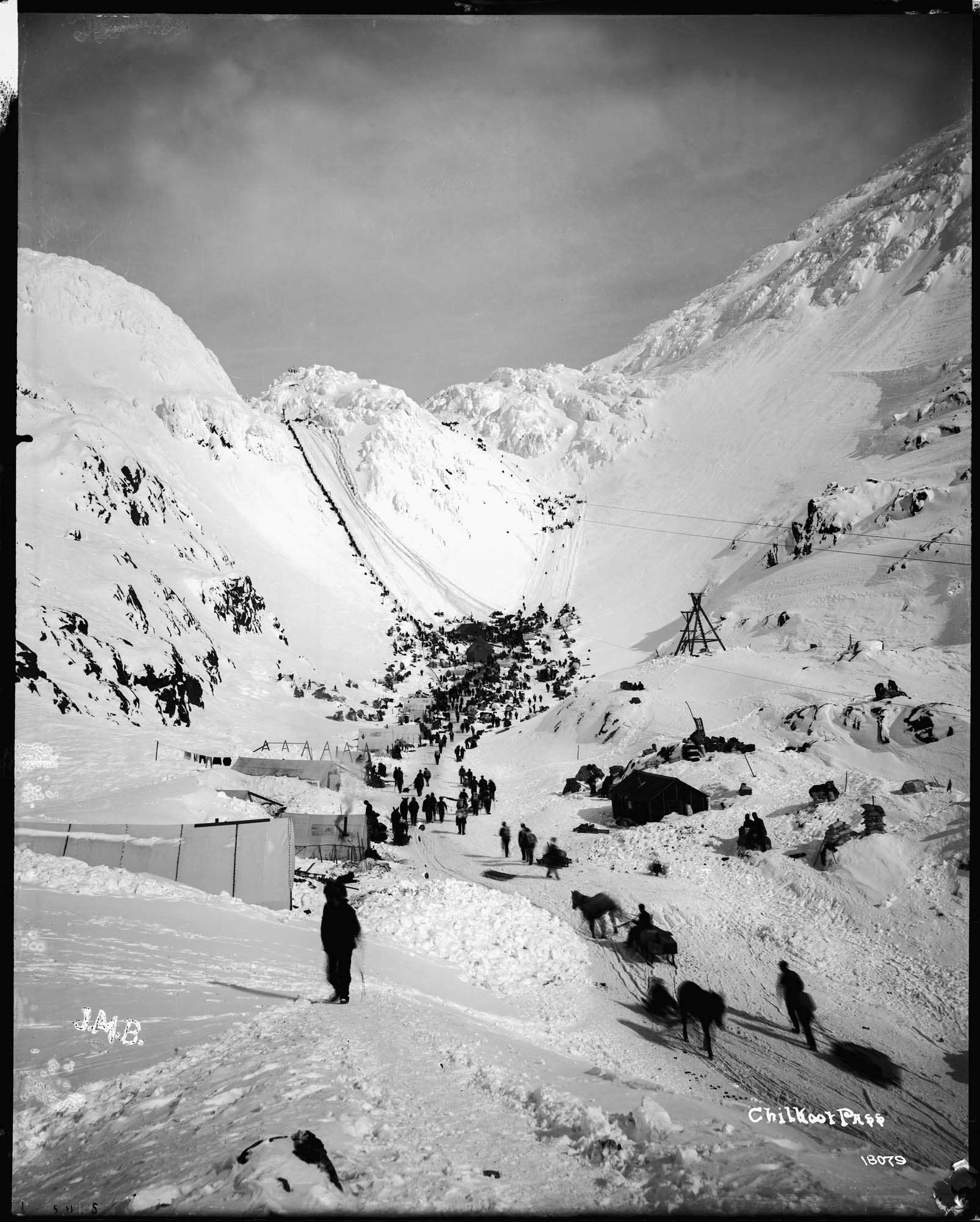 Image of Chilkoot Pass, circa 1898