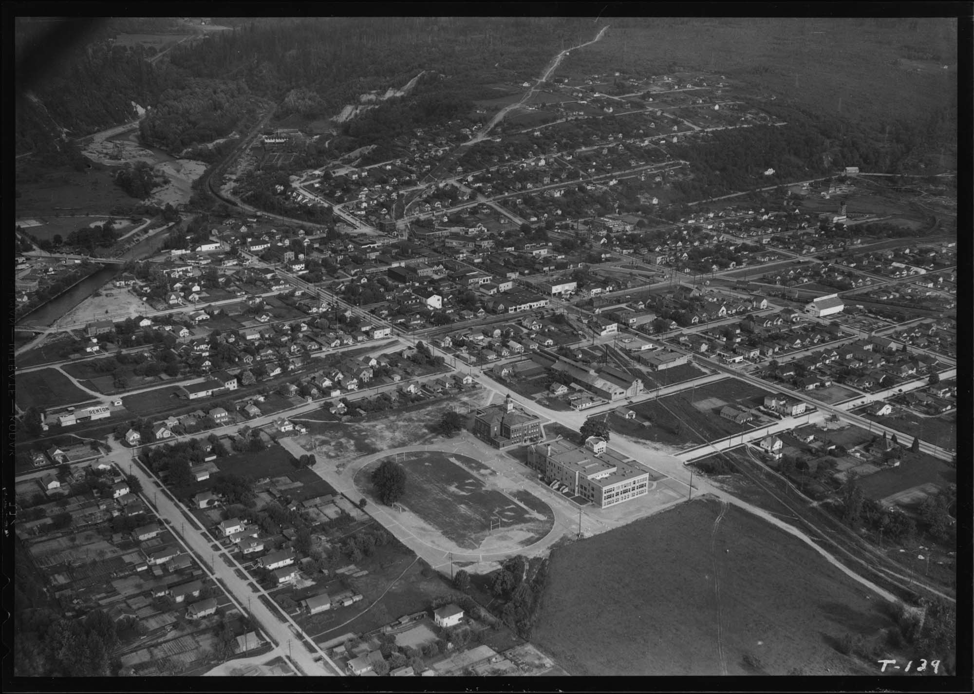 Image of Aerial of Renton looking southeast, May 31, 1933