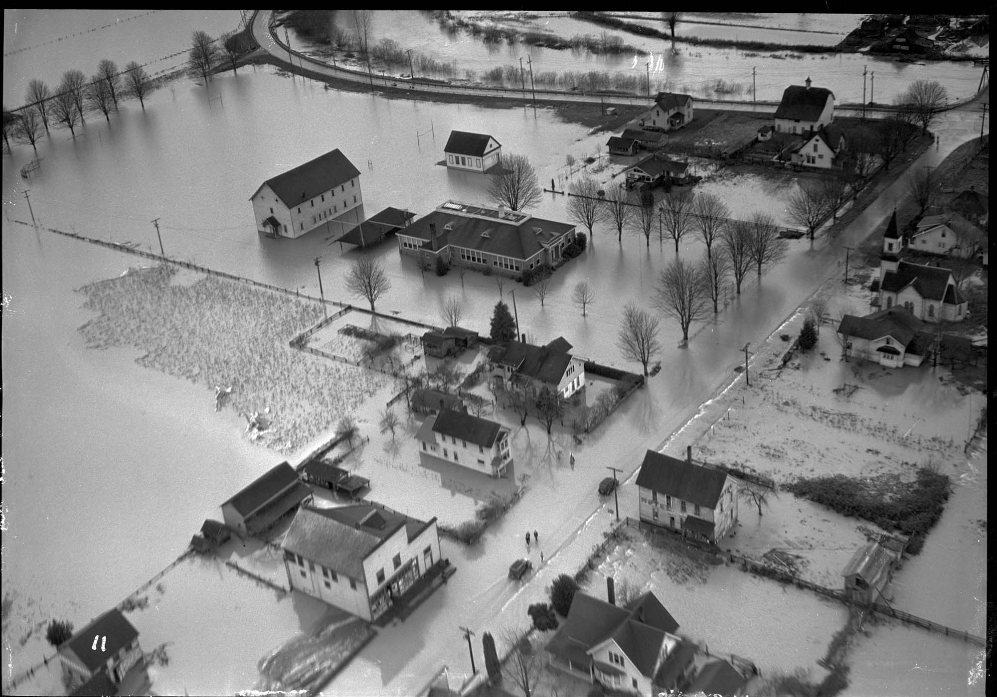 Image of Flood at Orillia, December 12, 1933