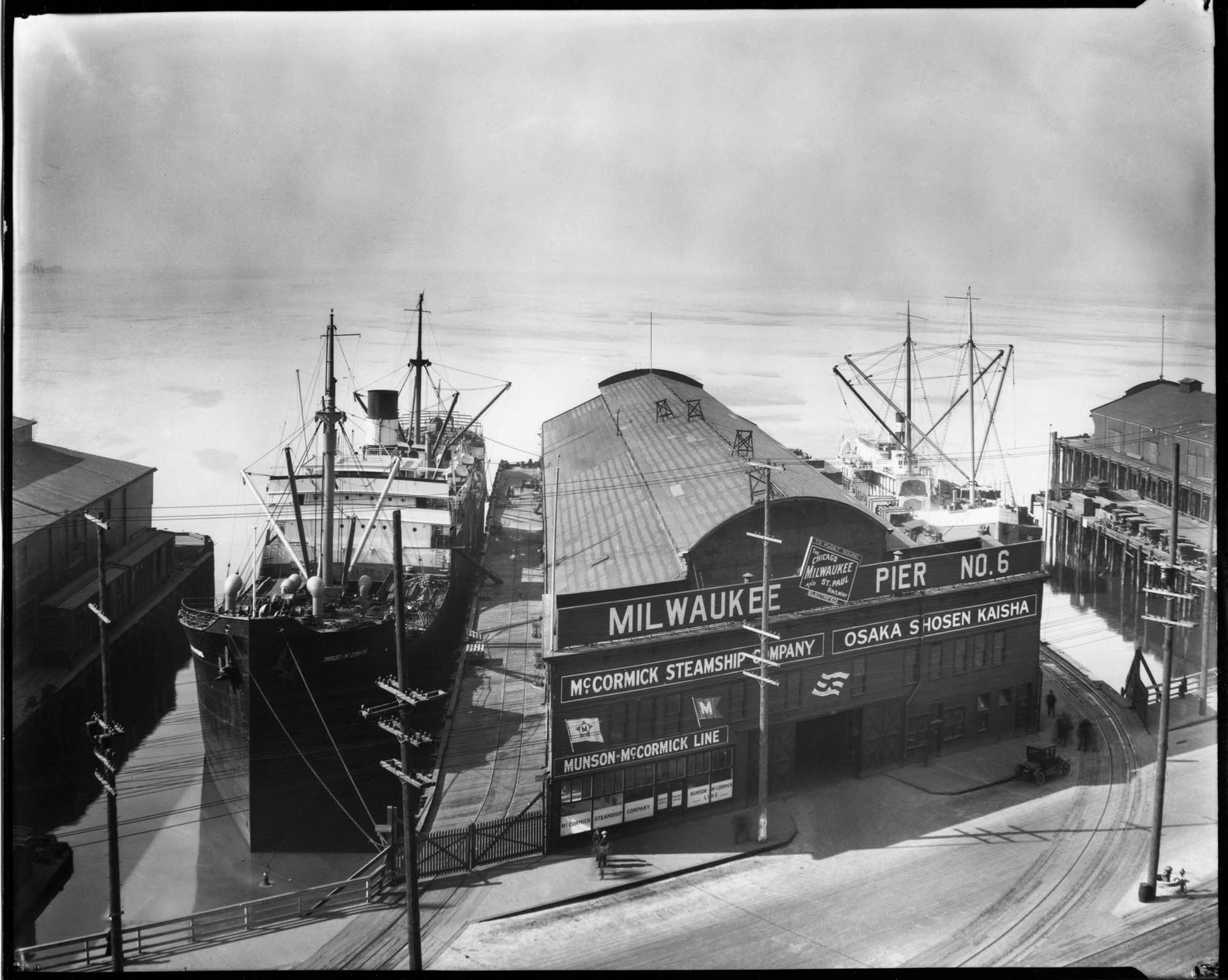 Image of Pier 6, Seattle, circa 1915