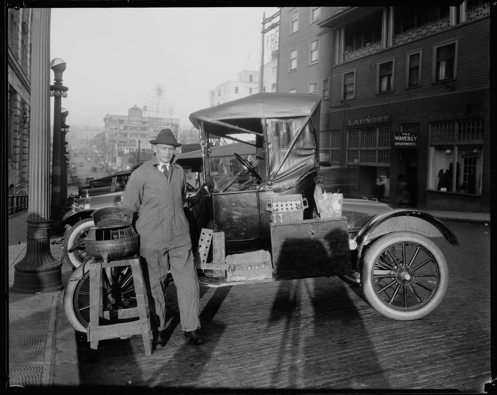 Image of Dairy herd inspector, circa 1921