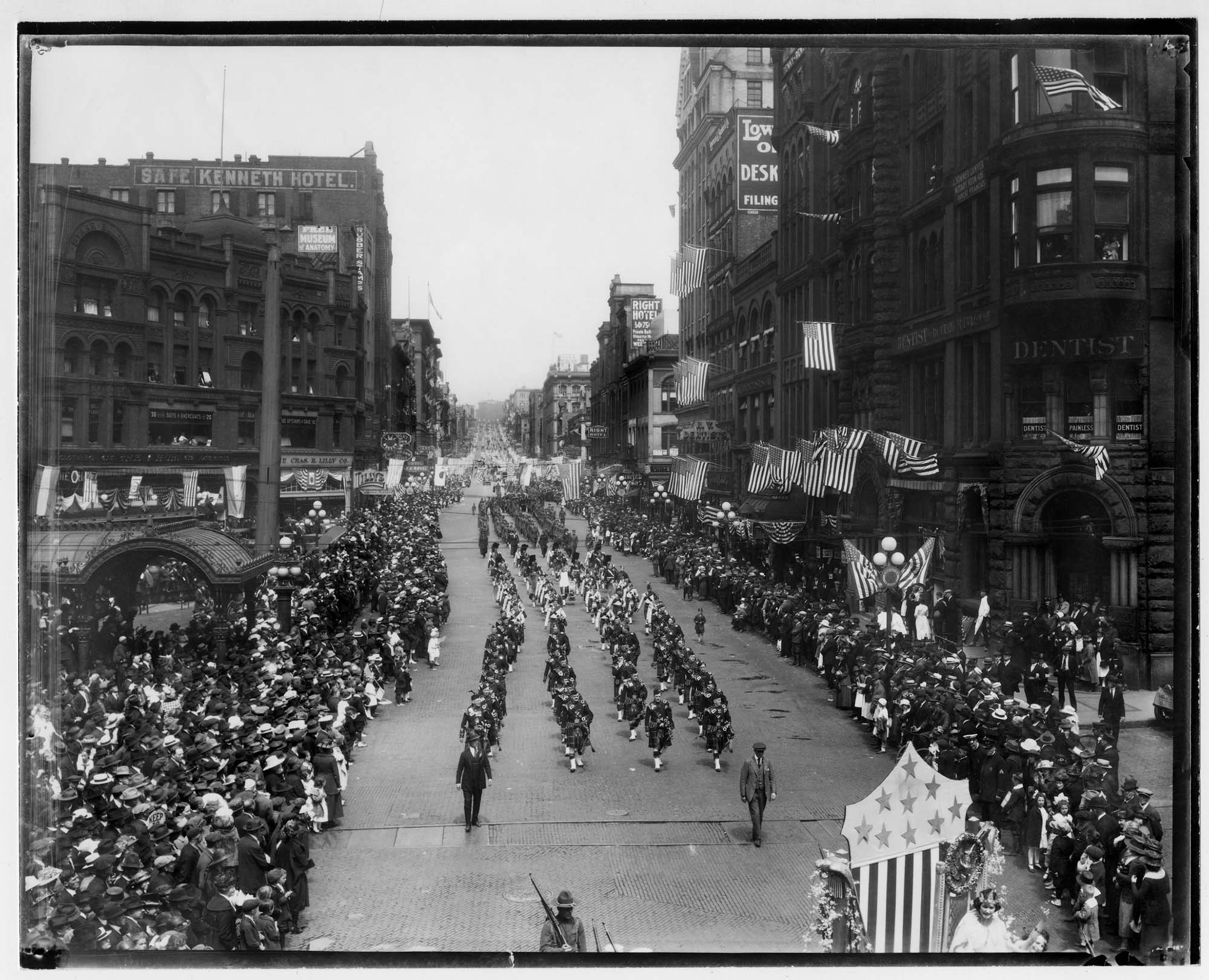 Image of Independence Day parade, Seattle, circa 1921