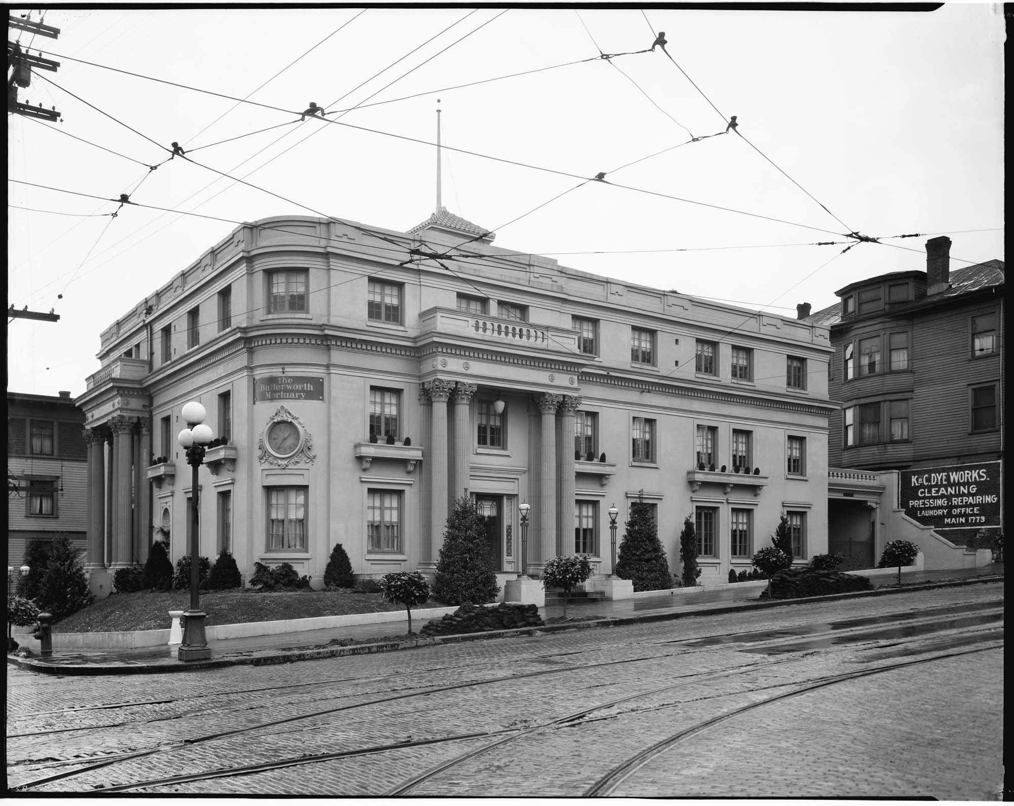 Image of Butterworth Mortuary, Seattle, circa 1923