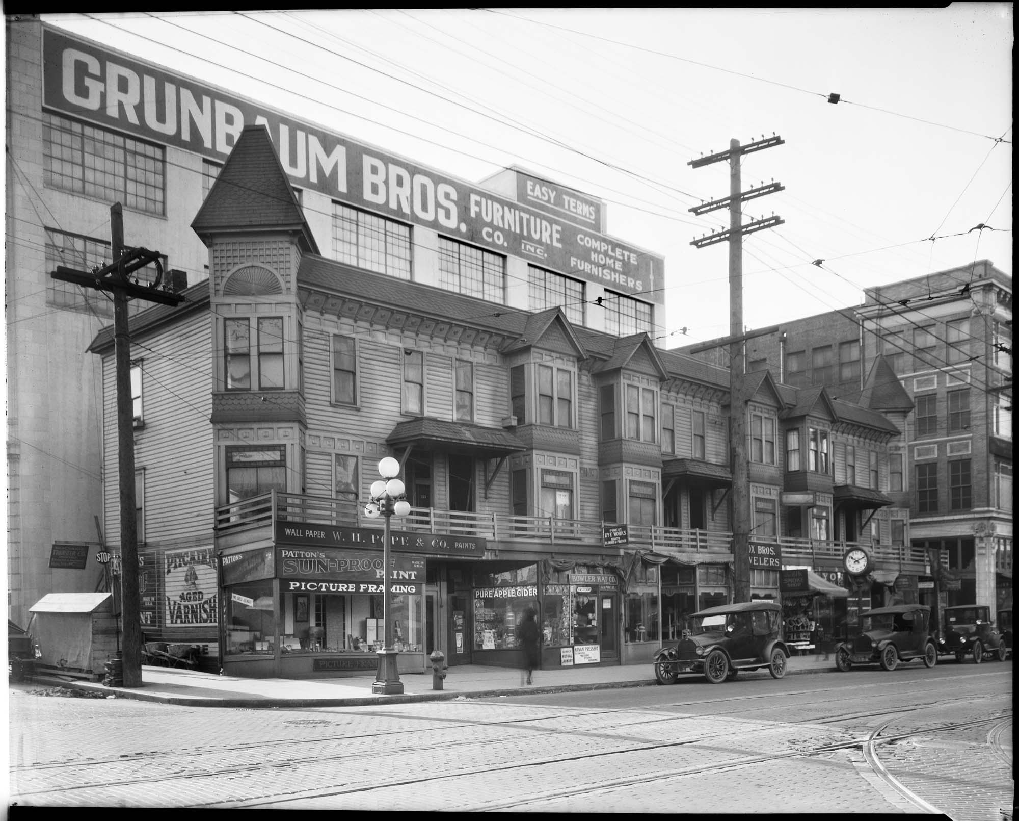 Image of Sixth and Pike, Seattle, circa 1922
