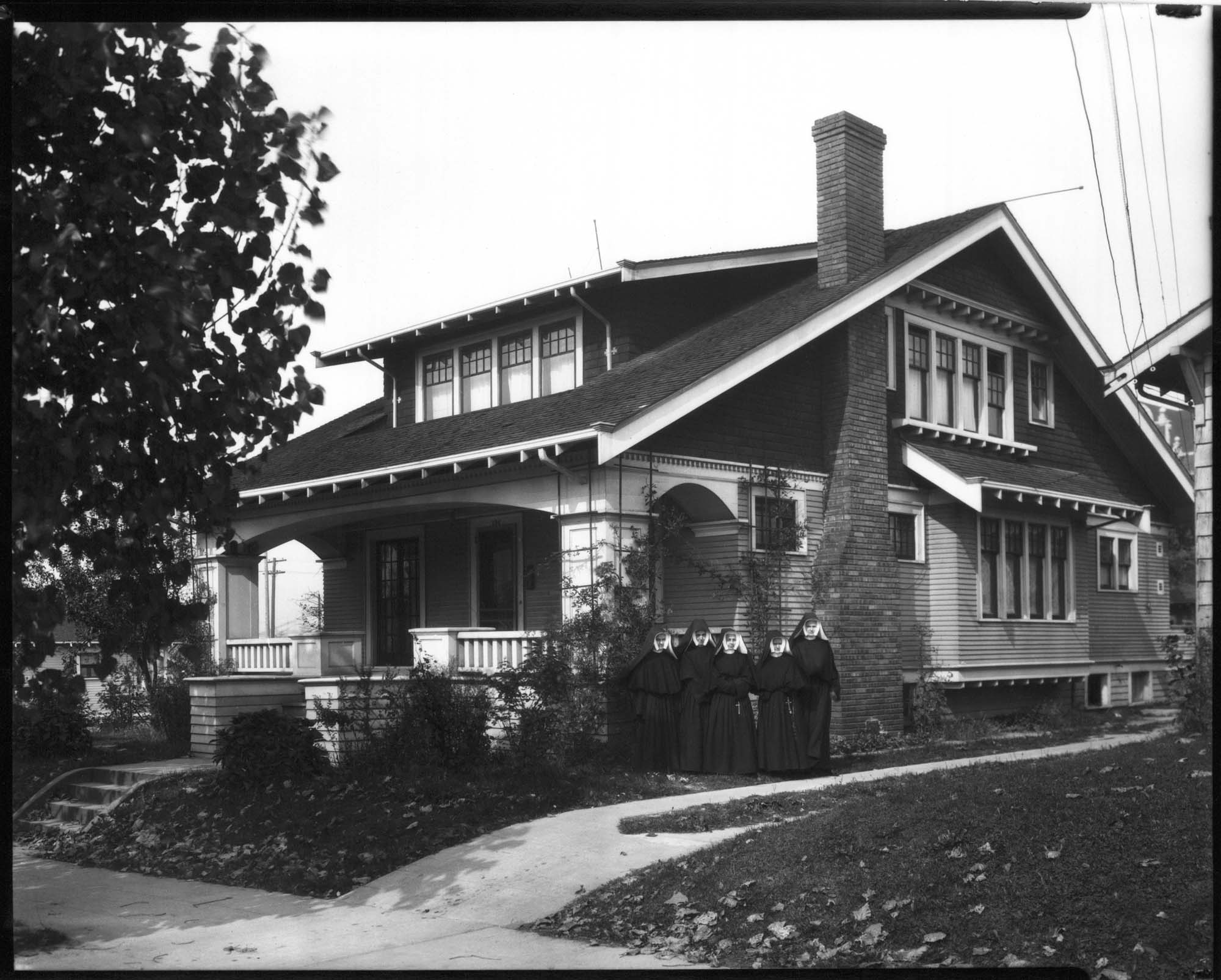 Image of St. John's Parochial School convent, Seattle, circa 1926