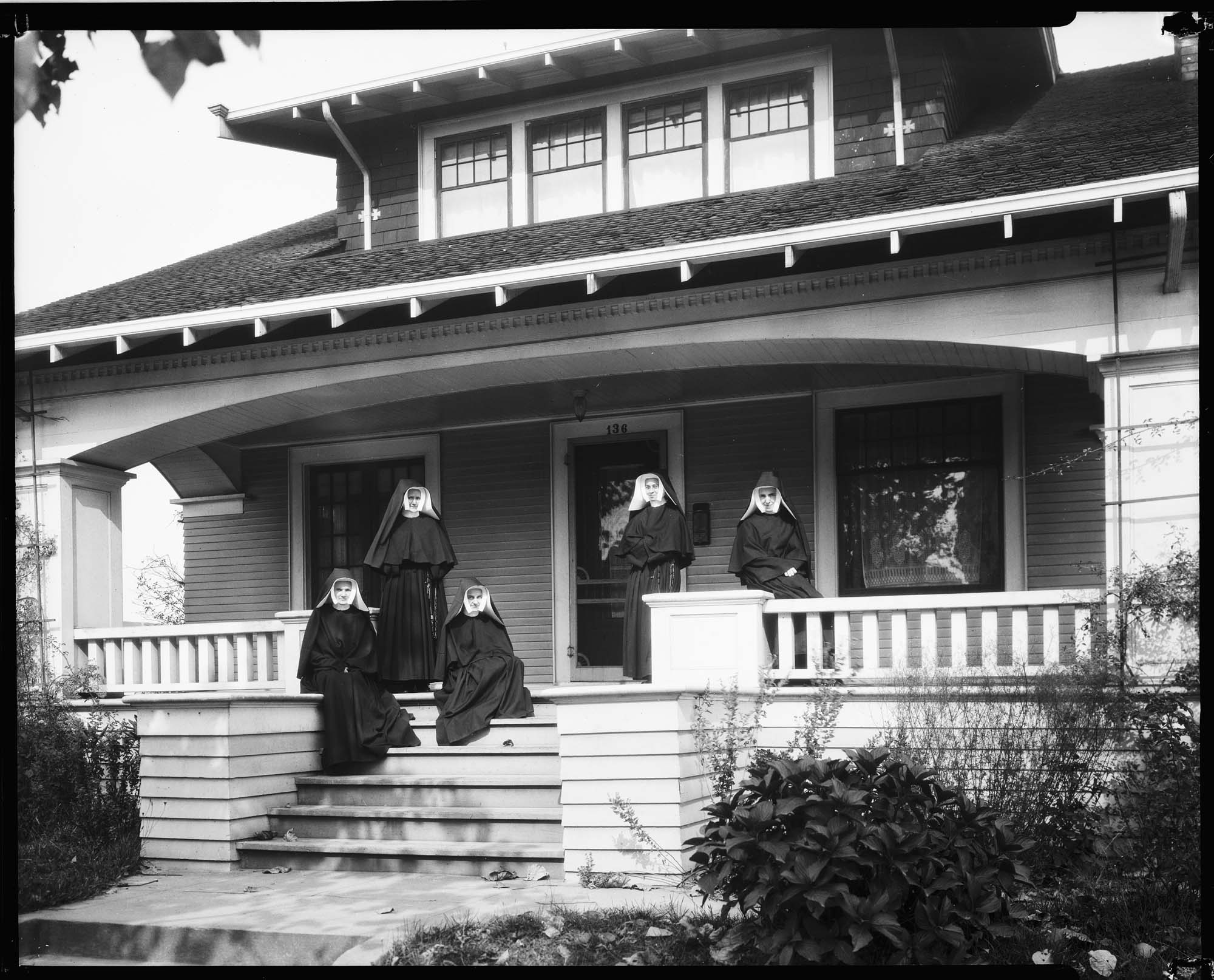Image of Sisters at the St. John's Parochial School convent, circa 1926