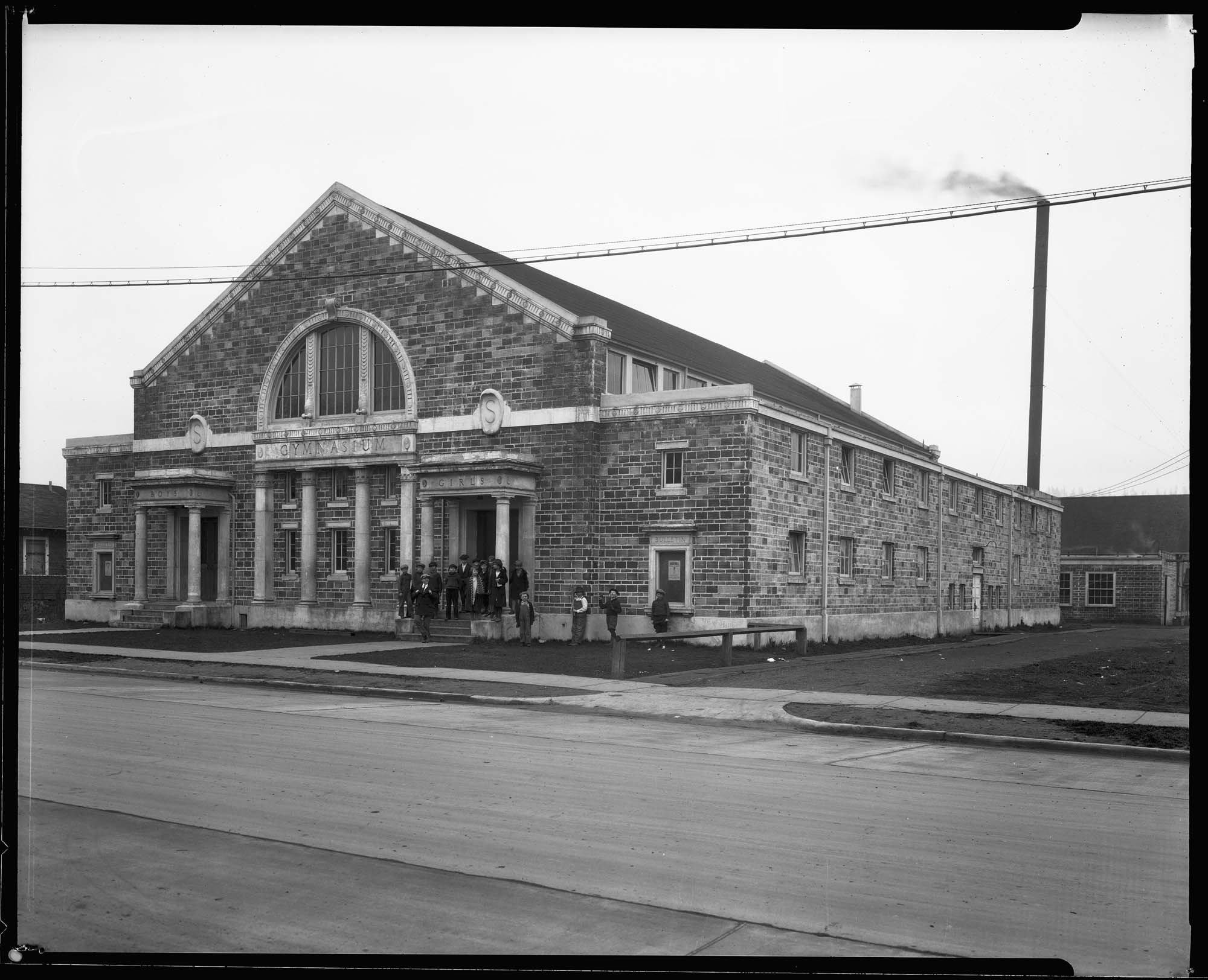 Image of School gymnasium in Sumner, January 16, 1926
